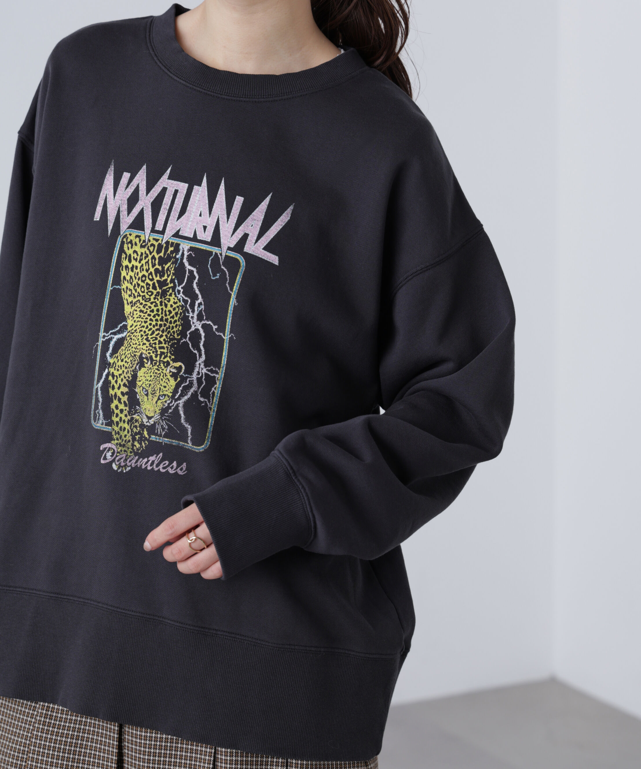  「ロックプリントスウェット」|Tシャツ・カットソー|