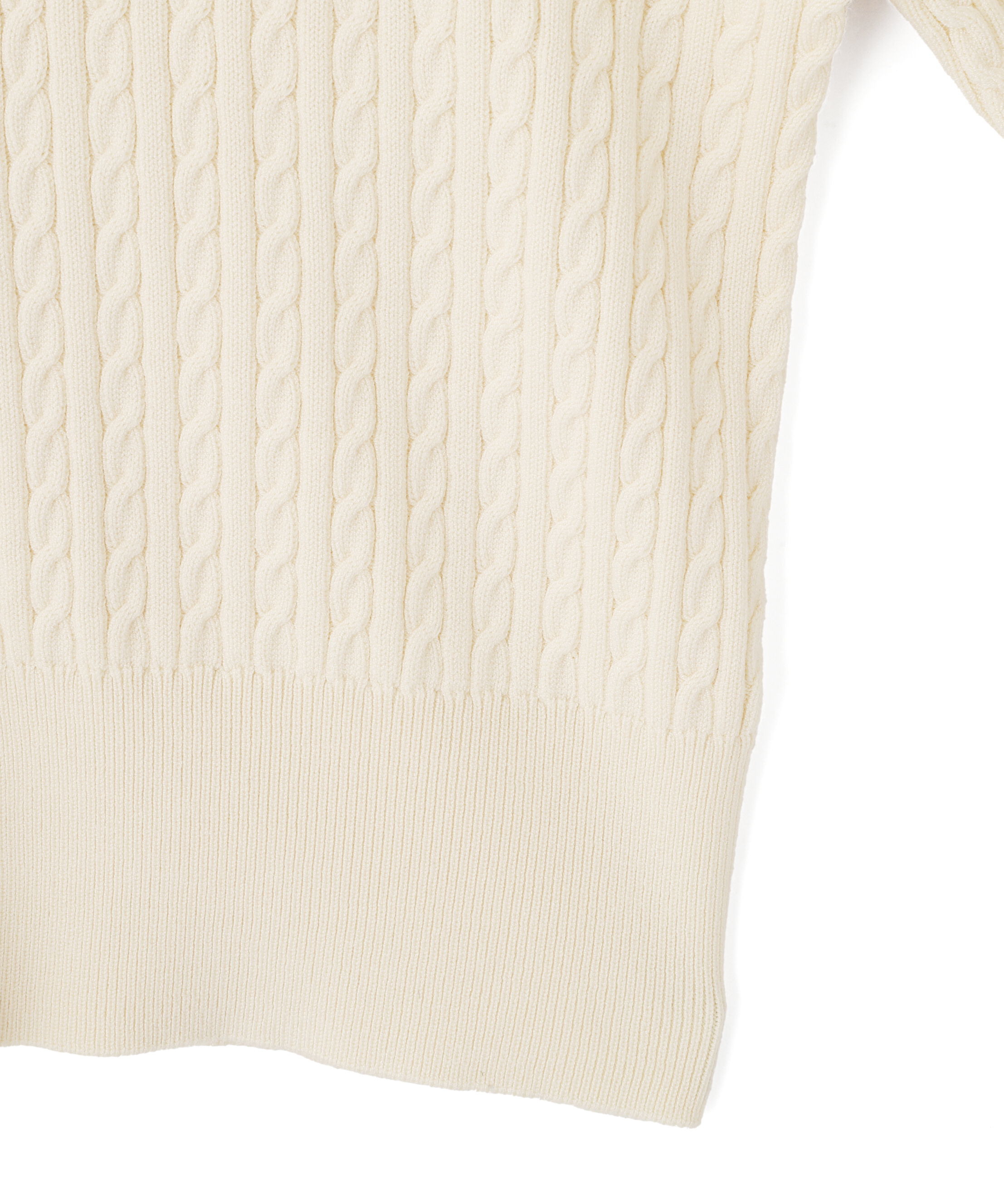  「袖リボンケーブルカーディガン」|ニット・セーター|