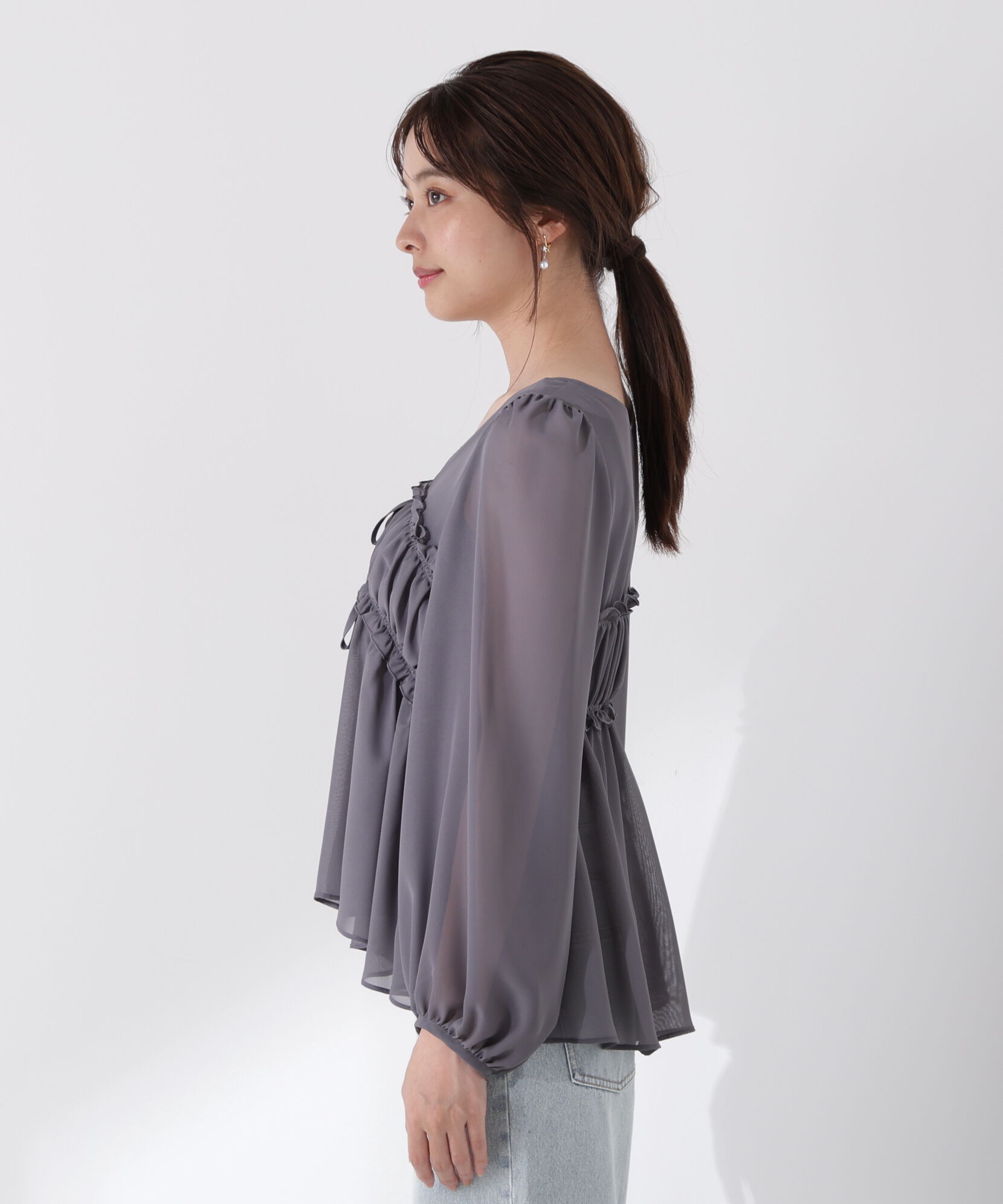 PROPORTION BODY DRESSING「シフォンブラウス」|シャツ・ブラウス|