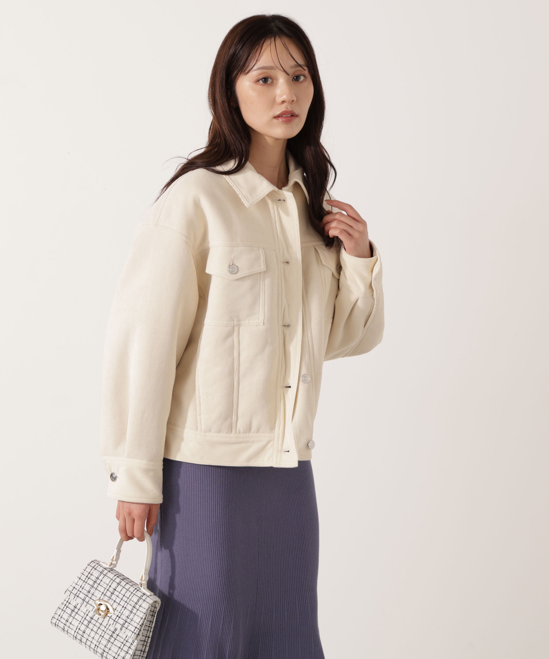 PROPORTION BODY DRESSING「コーデュロイブルゾン 25AW」|ブルゾン・スタジャン|