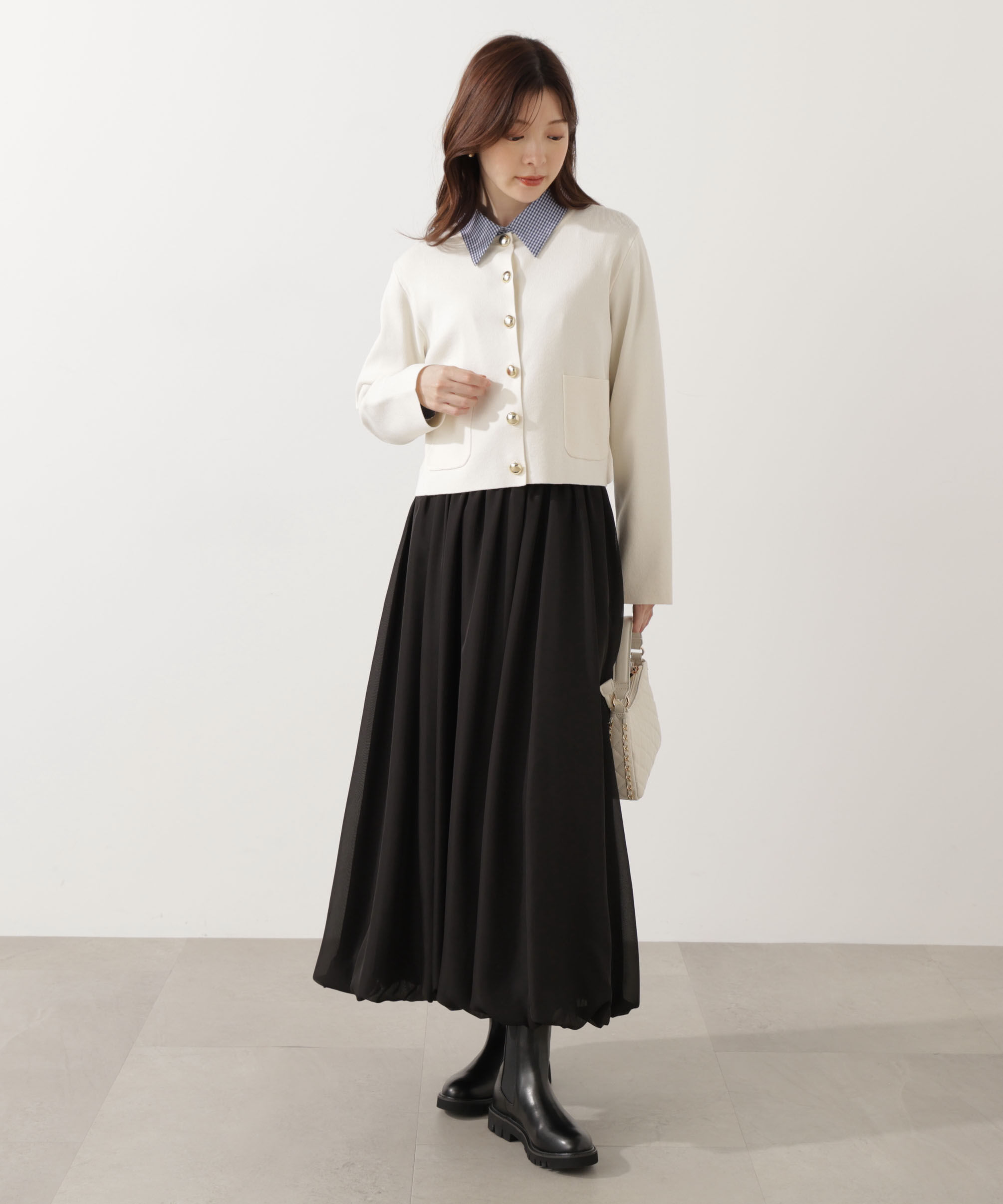 PROPORTION BODY DRESSING「＜ウォッシャブル＞バルーンスカート」|スカート|