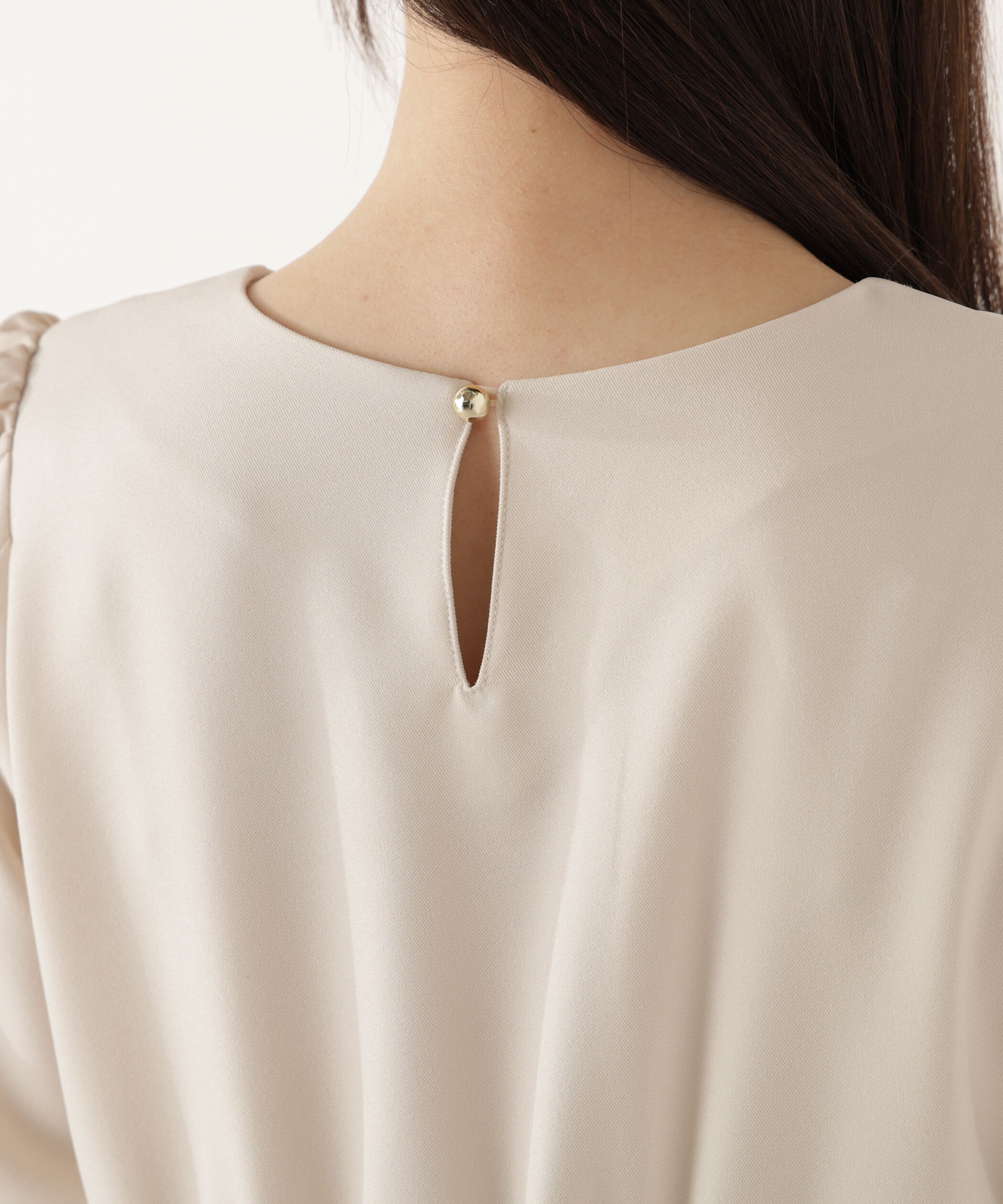 PROPORTION BODY DRESSING「＜ウォッシャブル＞ランダムヘムペプラムブラウス」|シャツ・ブラウス|