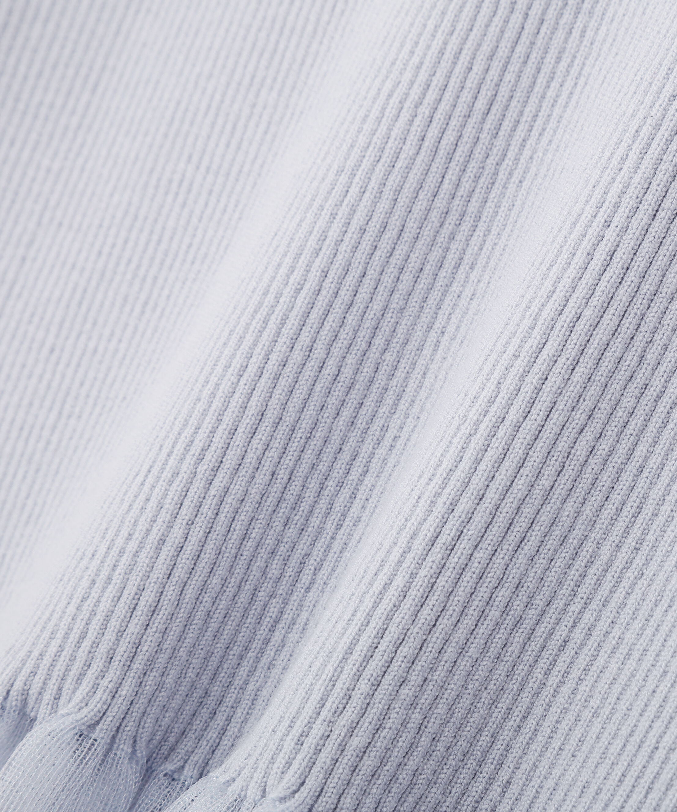 PROPORTION BODY DRESSING「部分シアーフレアスリーブニットトップス　26SS」|ニット・セーター|