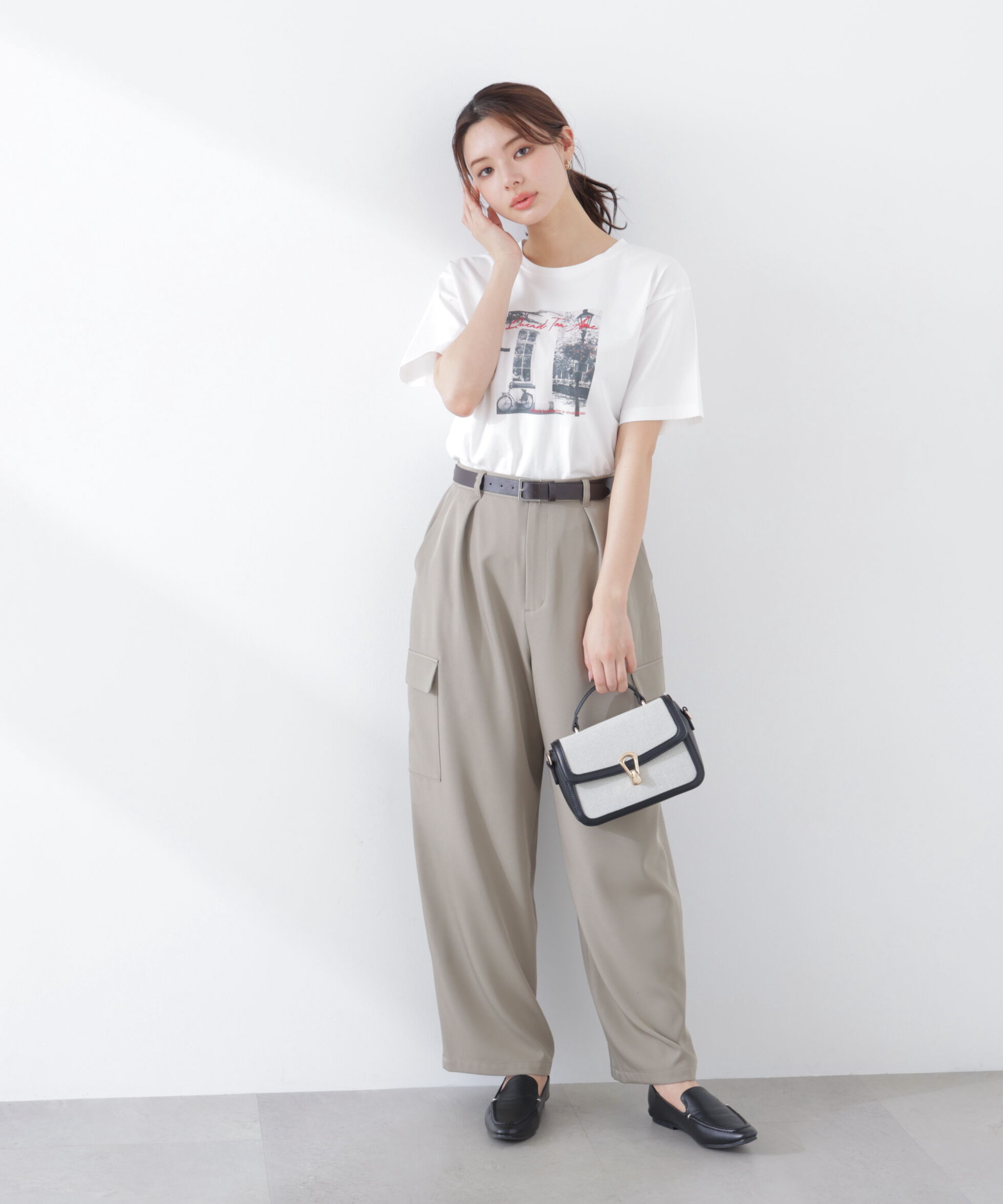 PROPORTION BODY DRESSING「〈a/mie〉フォトプリントT　26SS　」|Tシャツ・カットソー|