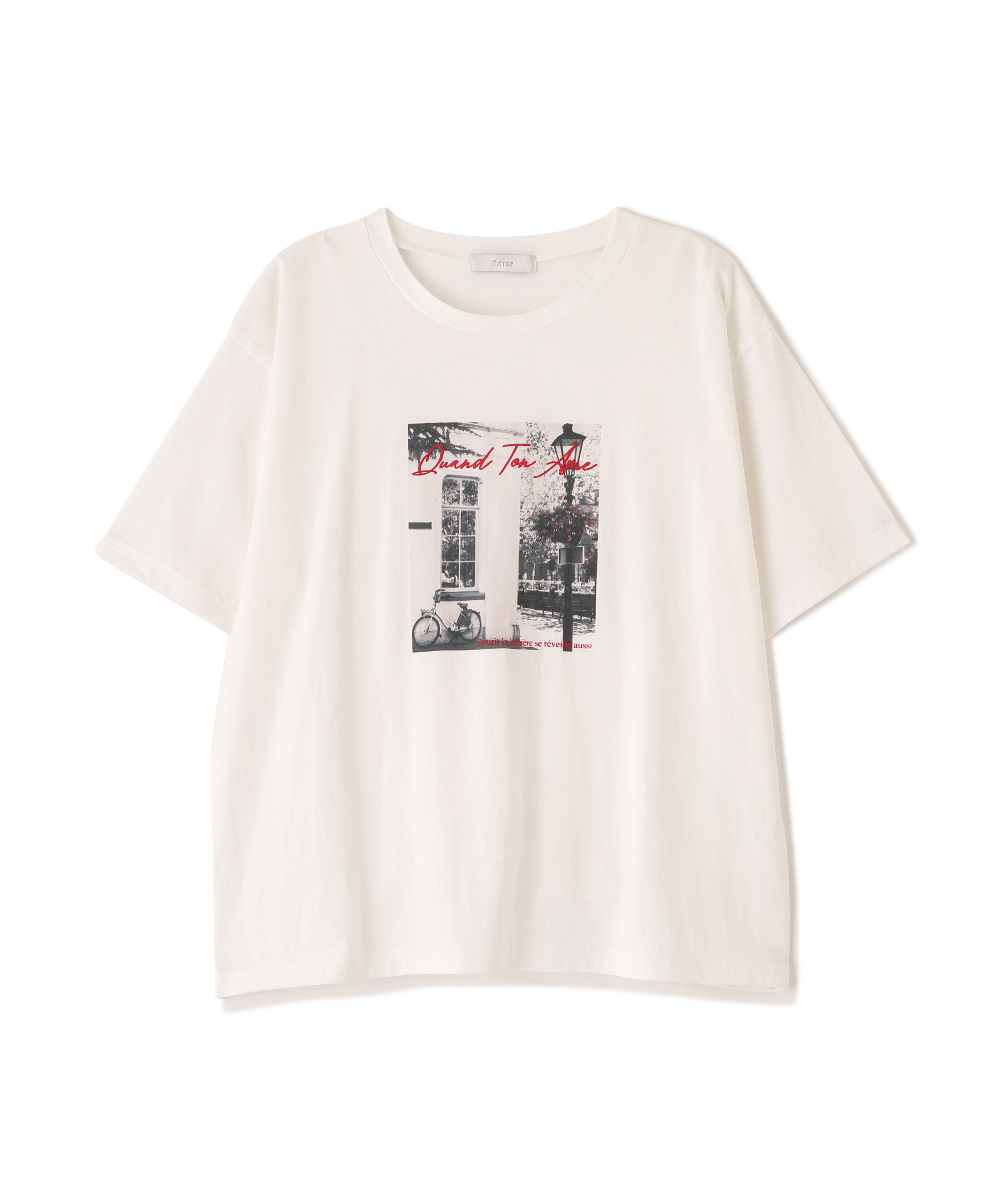 PROPORTION BODY DRESSING「〈a/mie〉フォトプリントT　26SS　」|Tシャツ・カットソー|