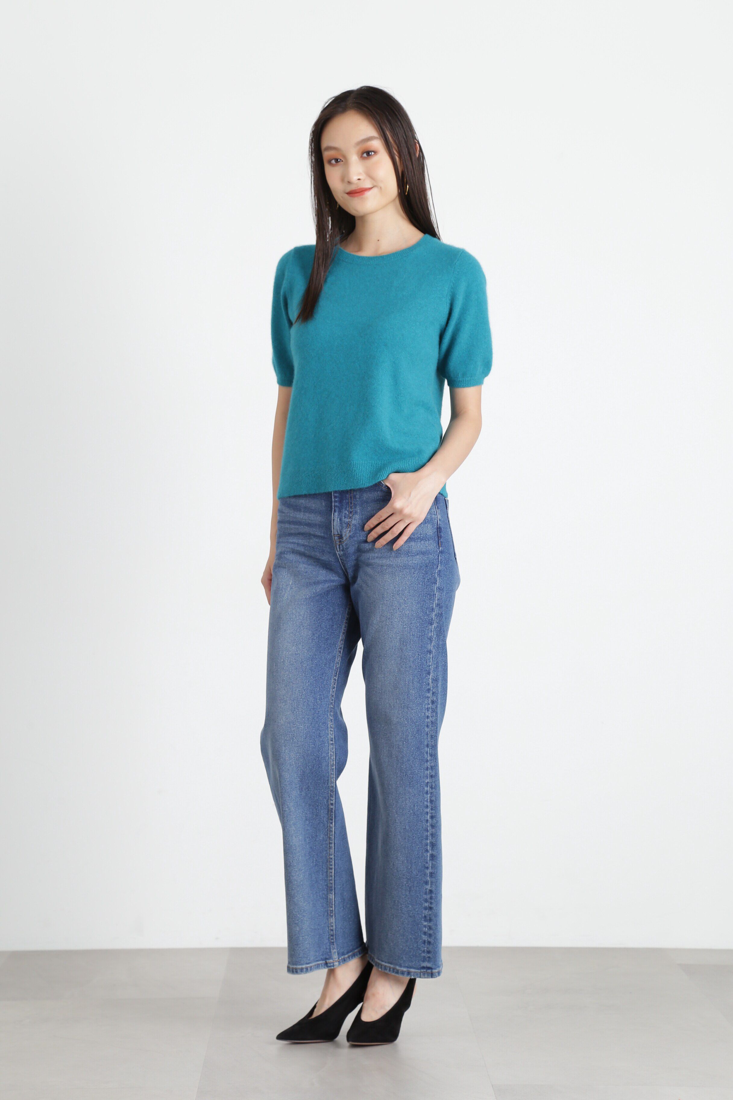  「◆クルーパフスリーブプルオーバー」|ニット・セーター|