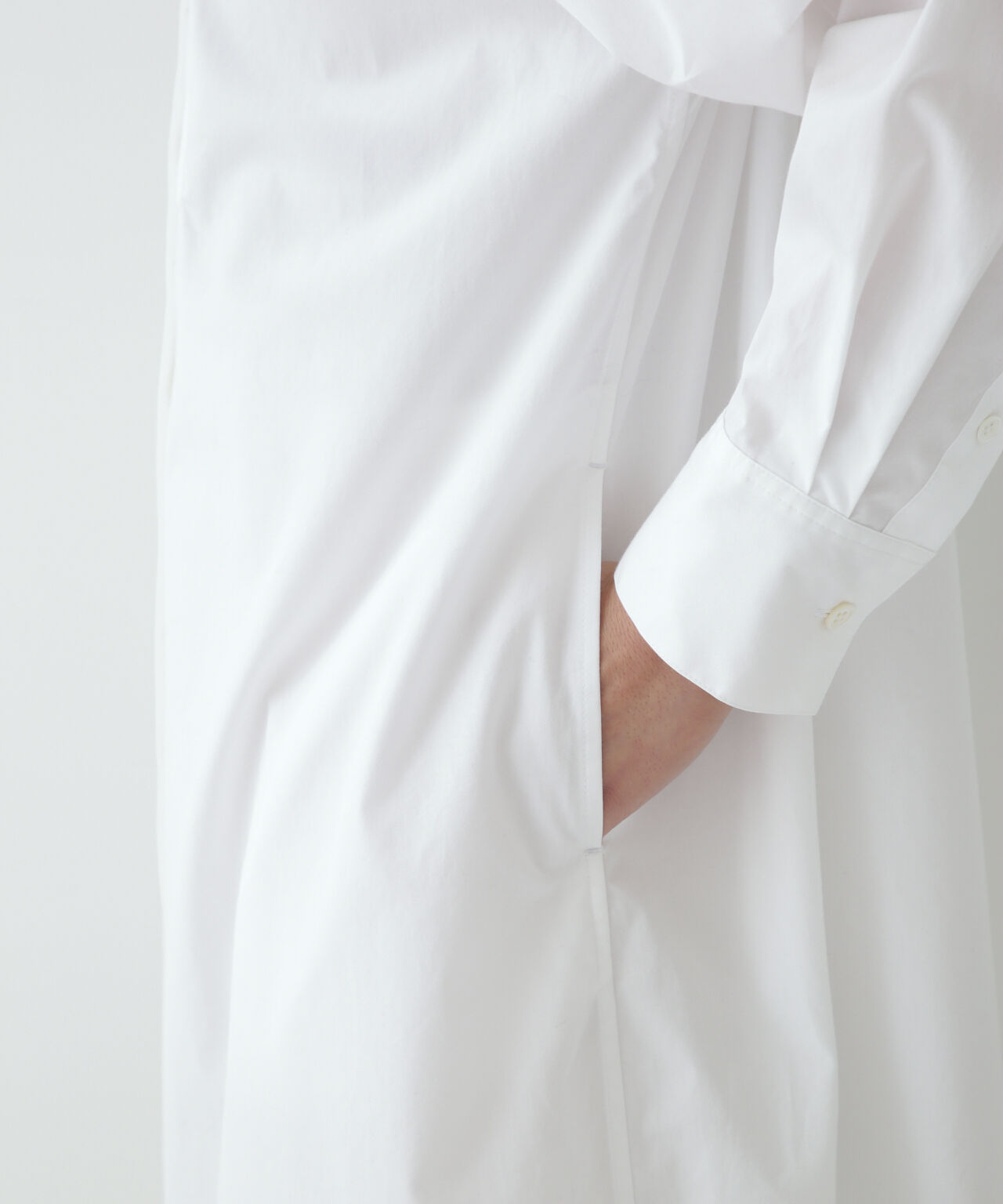  「◆１００／２ブロードシャツワンピース」|ワンピース|