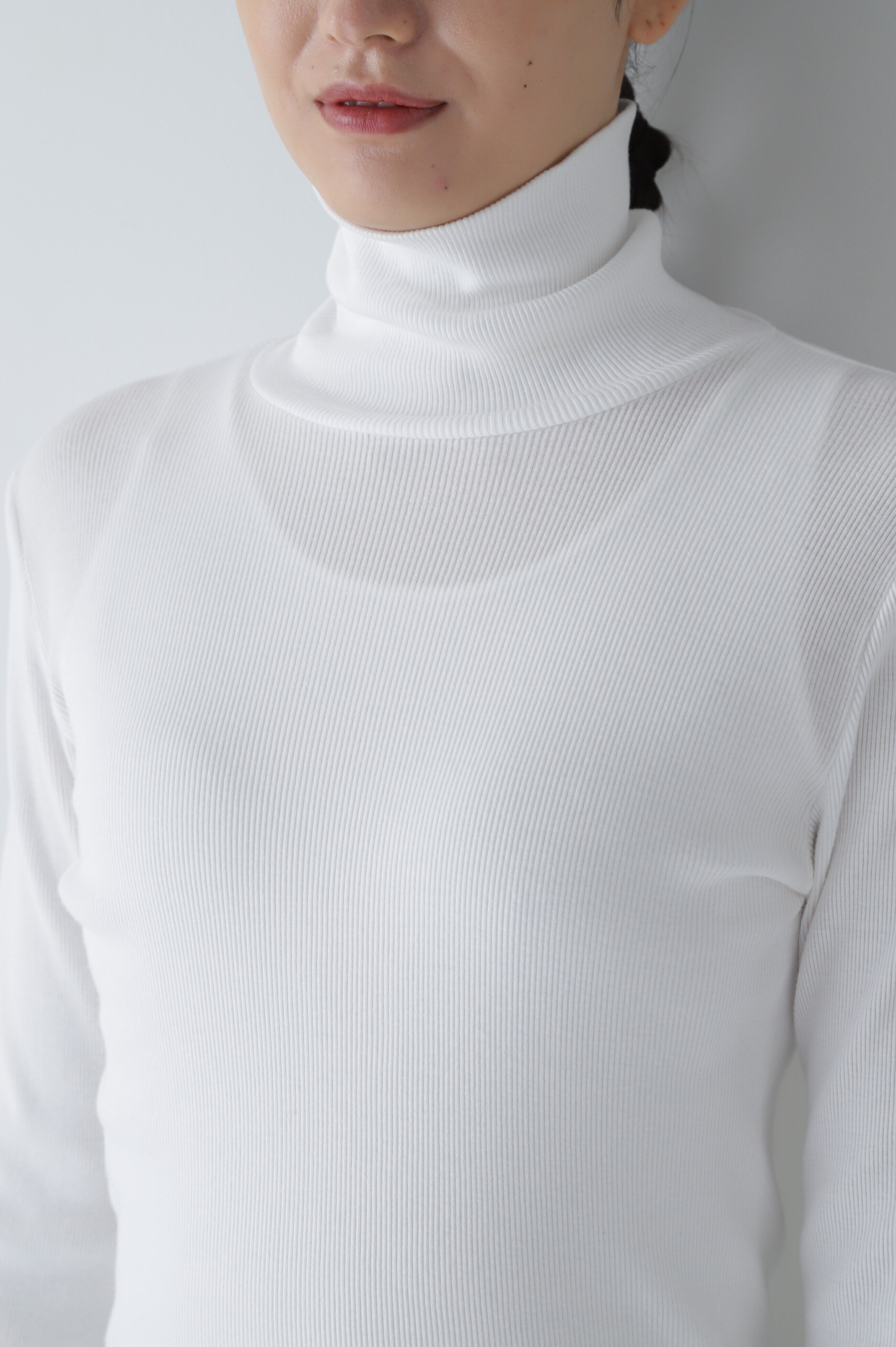  「◆オーガニック丸胴タートルカットソー」|Tシャツ・カットソー|