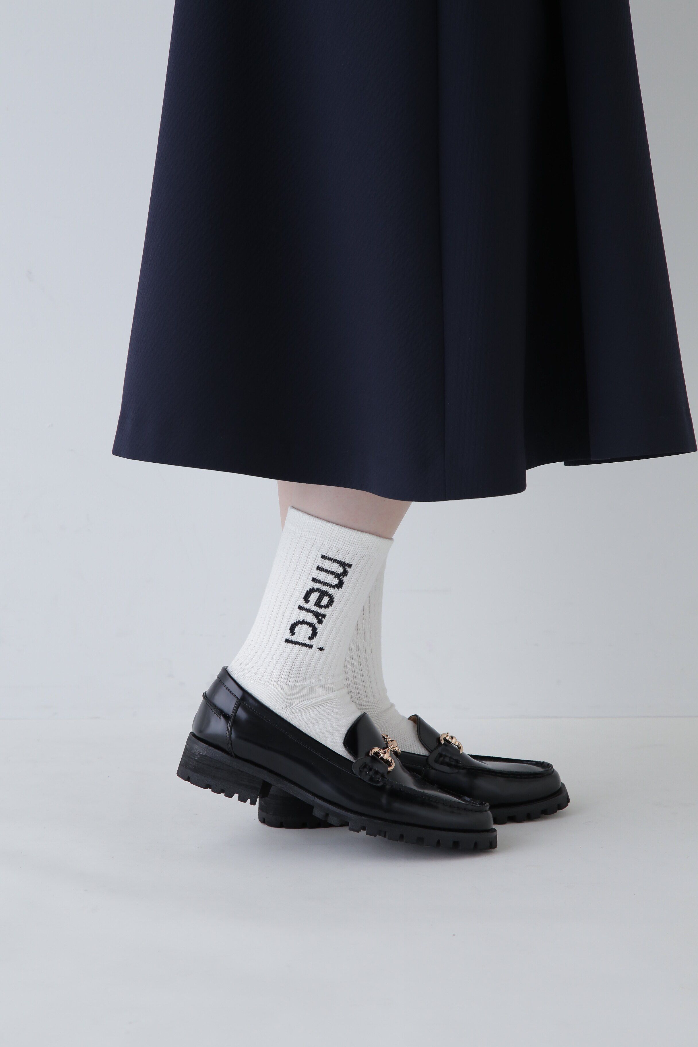  「◆merci/cava？ソックス」|ソックス|ホワイト