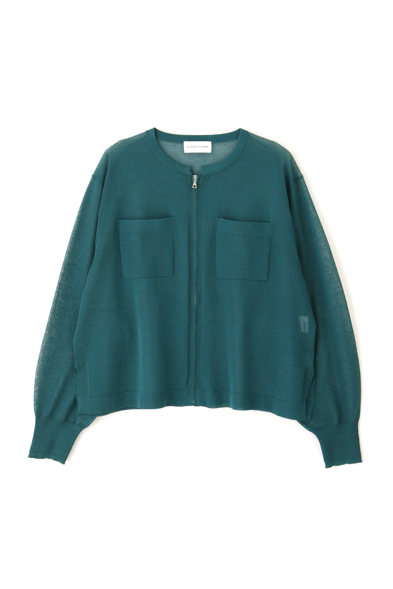  「◆シアーハイゲージニットジップアップカーディガン」|ニット・セーター|