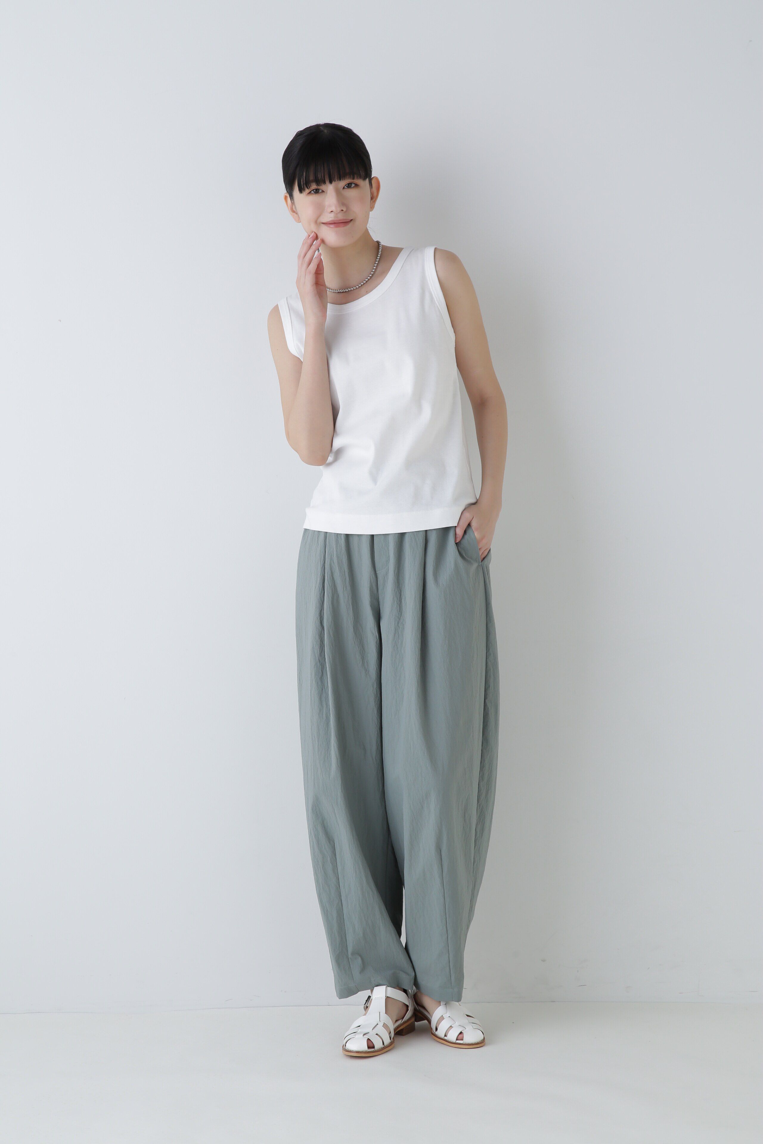  「◆オーガニックコットンフライスタンクトップ」|Tシャツ・カットソー|