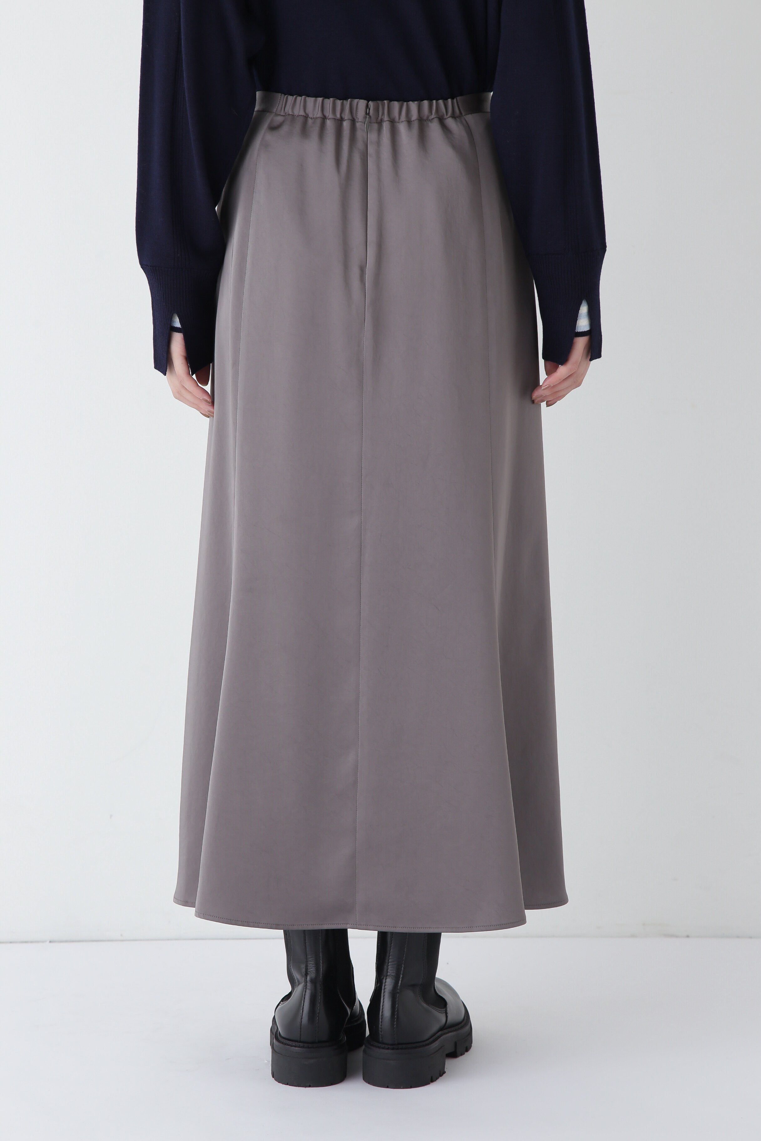  「◆ヴィンテージ風サテンストレッチマーメイドスカート」|スカート|