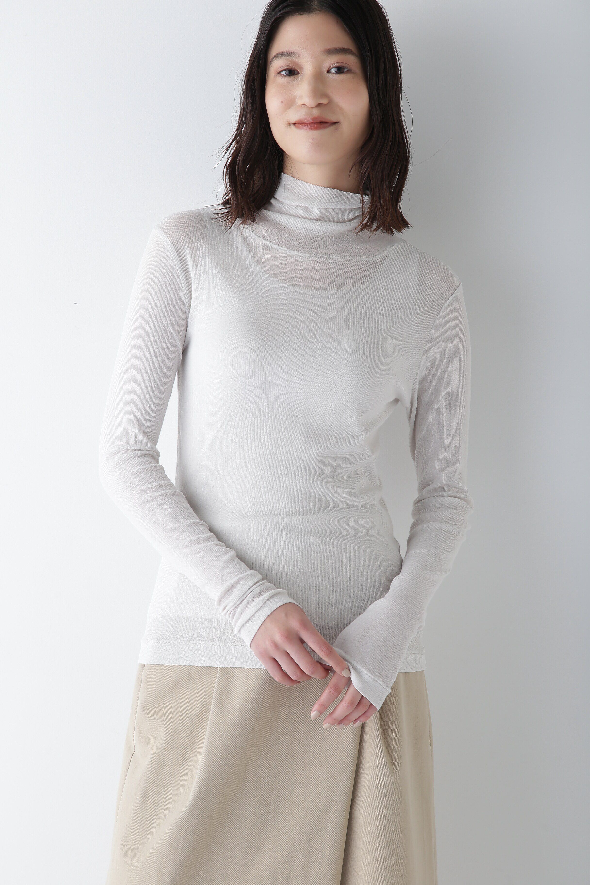  「◆シアータートルプルオーバー」|Tシャツ・カットソー|