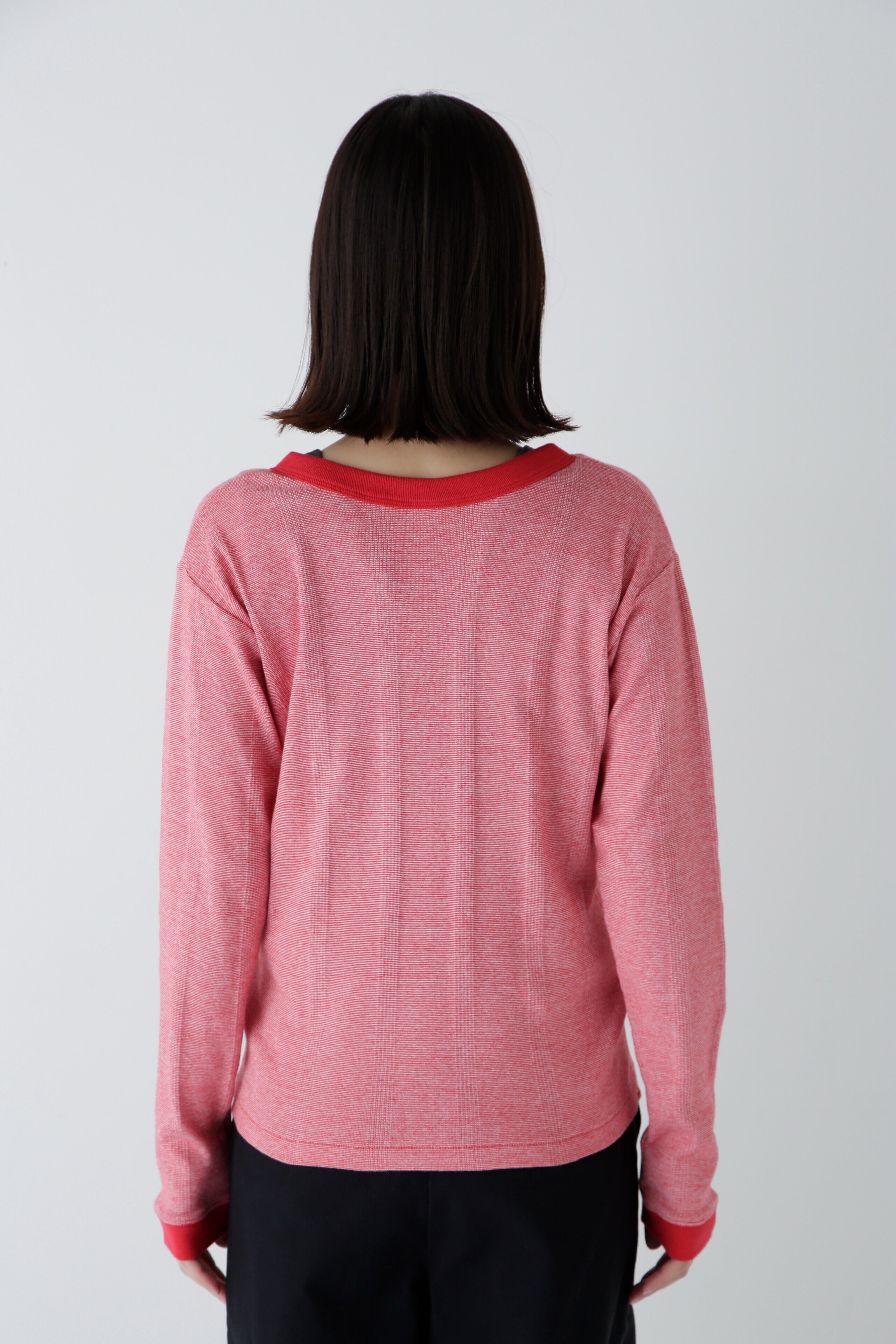  「◆パネルリブＶネックカーディガン」|Tシャツ・カットソー|