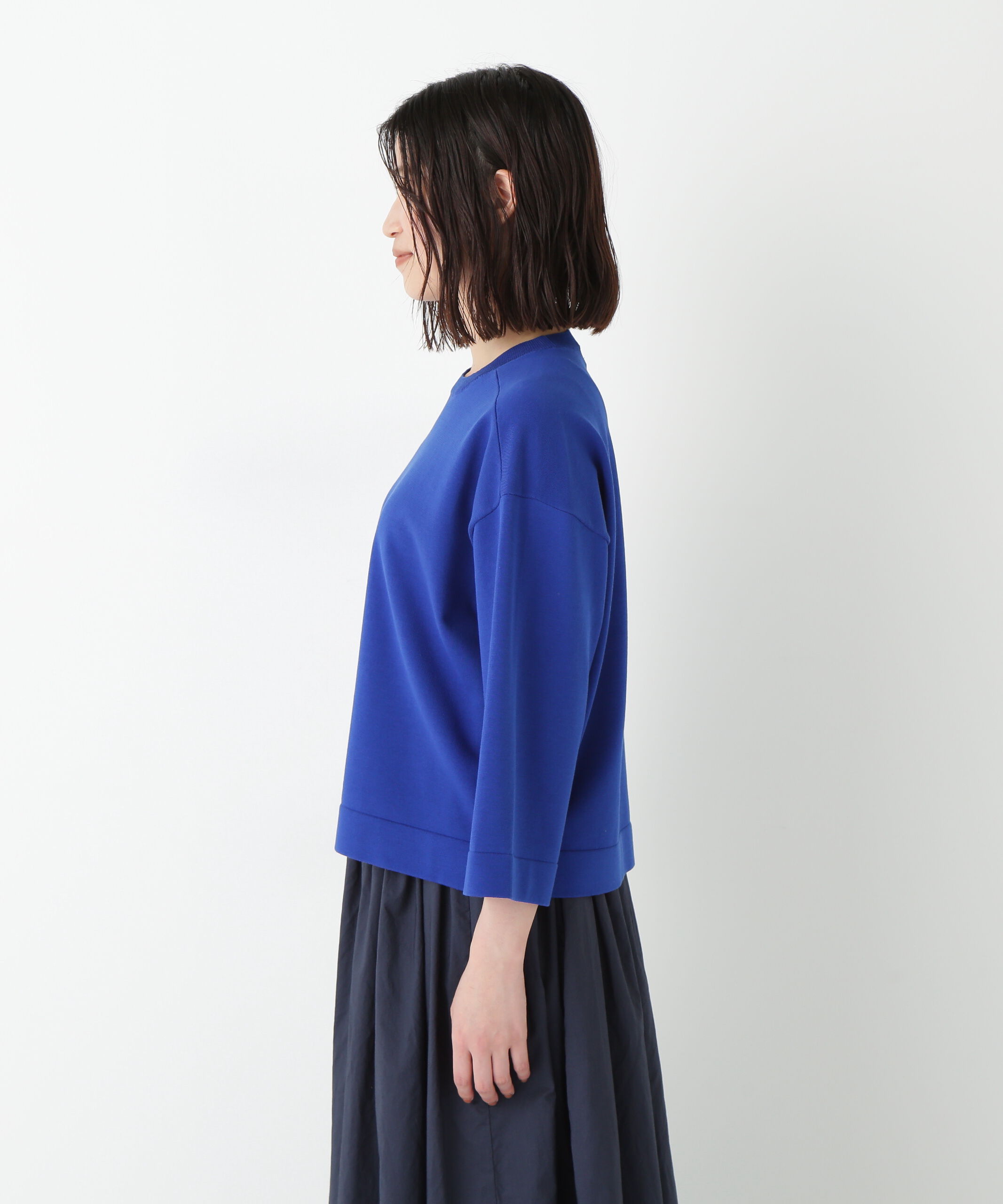  「◆オーガニックコットン混プレーティングプルオーバー」|ニット・セーター|