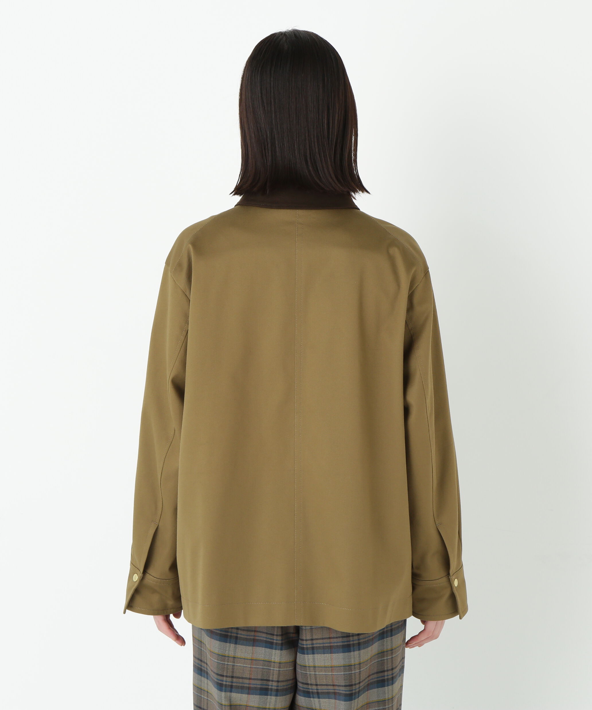  「◆コットンツイルストレッチブルゾン」|ブルゾン・スタジャン|