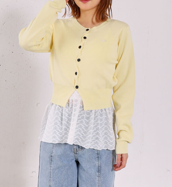 archives「カップ付きレースペプラムキャミソール」|キャミソール|