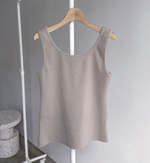 Doux archives「２ｗａｙスクエアリブタンクトップ／」|タンクトップ|