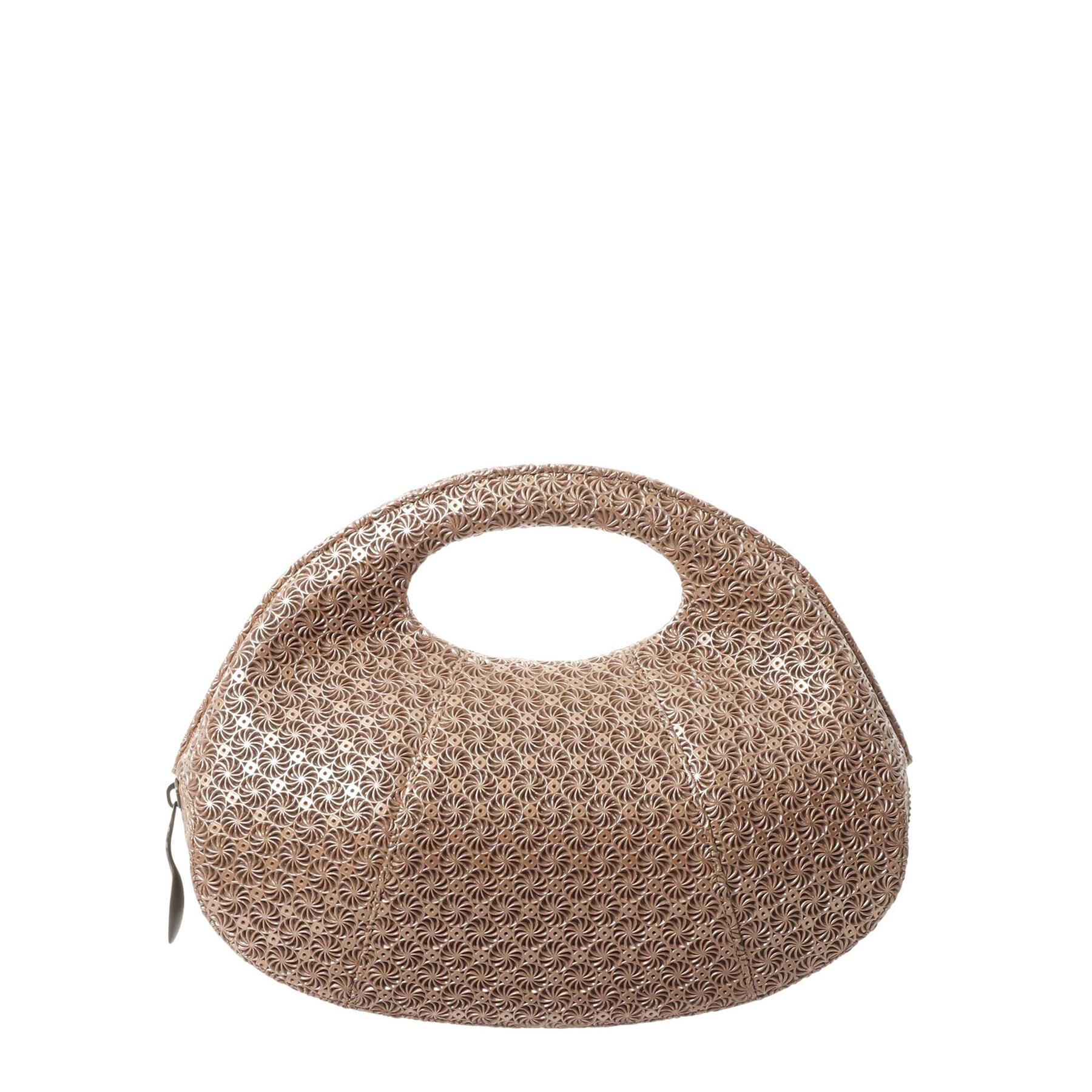 HIROKO HAYASHI「GIRASOLE（ジラソーレ）クロワッサンバッグM」|ハンドバッグ|ピンク(072)