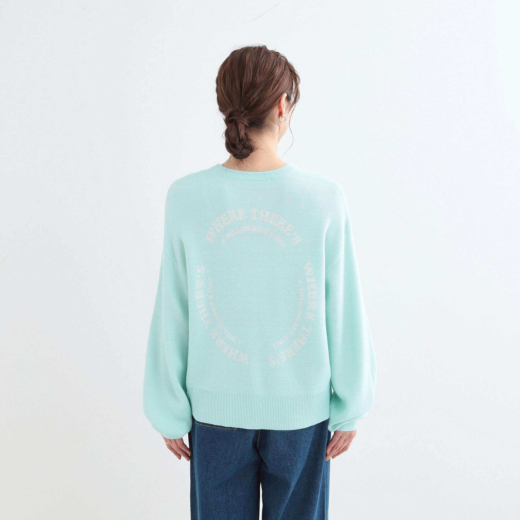 SHOO･LA･RUE「【S-LL】刺繍＆ジャカード 柄アソートニット」|ニット・セーター|