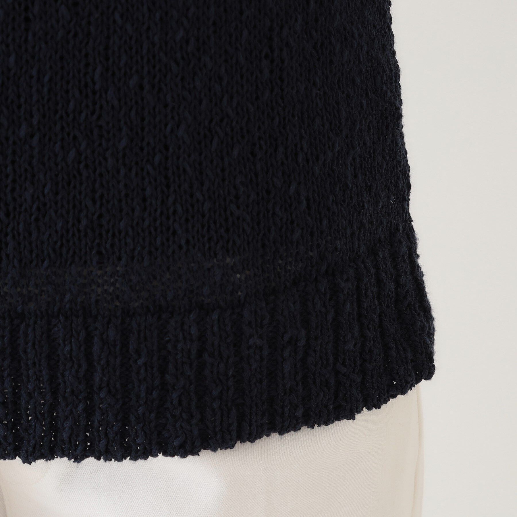 SHOO･LA･RUE「さりげない凹凸感で表情豊か。ロールネックニット」|ニット・セーター|