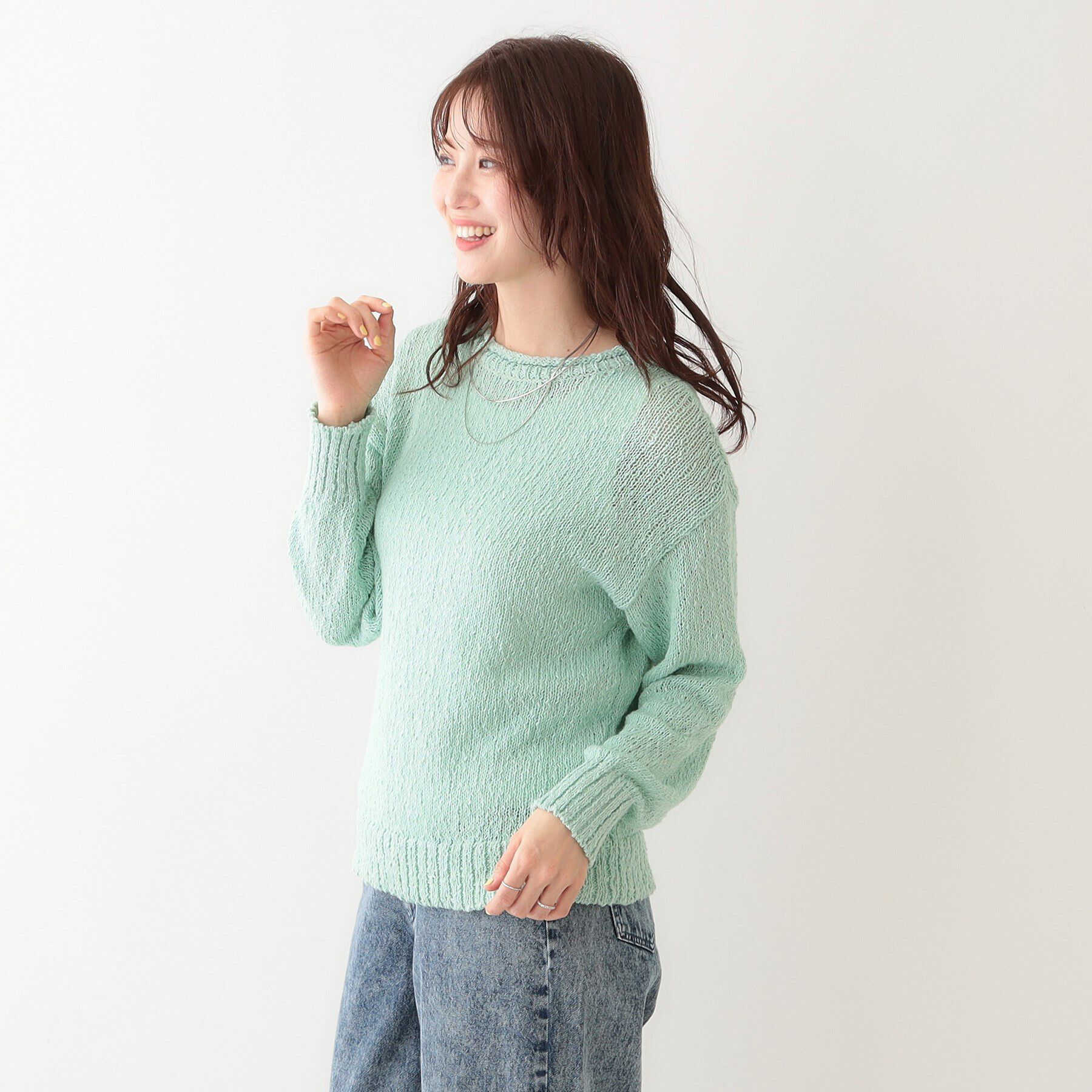 SHOO･LA･RUE「さりげない凹凸感で表情豊か。ロールネックニット」|ニット・セーター|