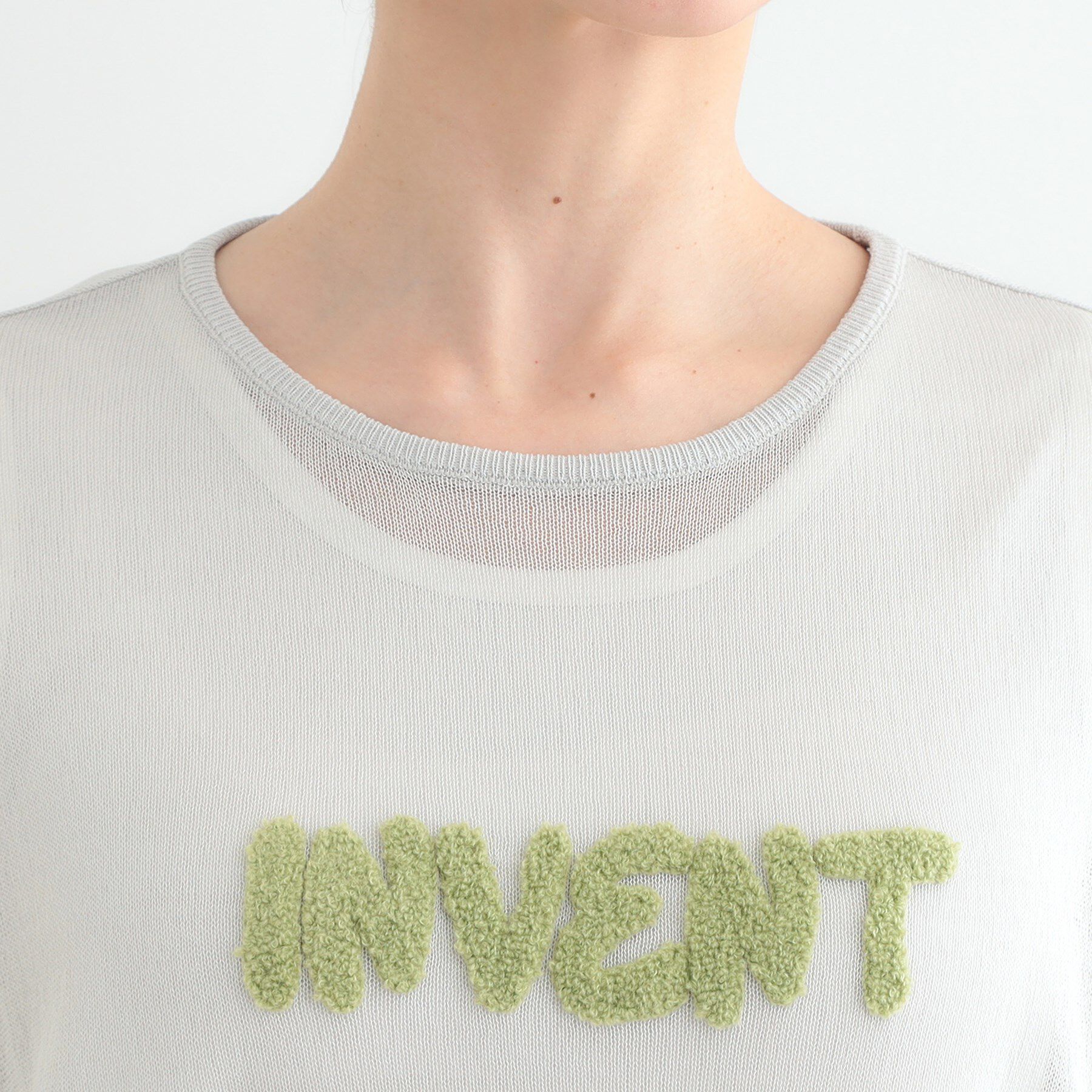 SHOO･LA･RUE「【S-LL】アソートロゴサマーニット」|ニット・セーター|