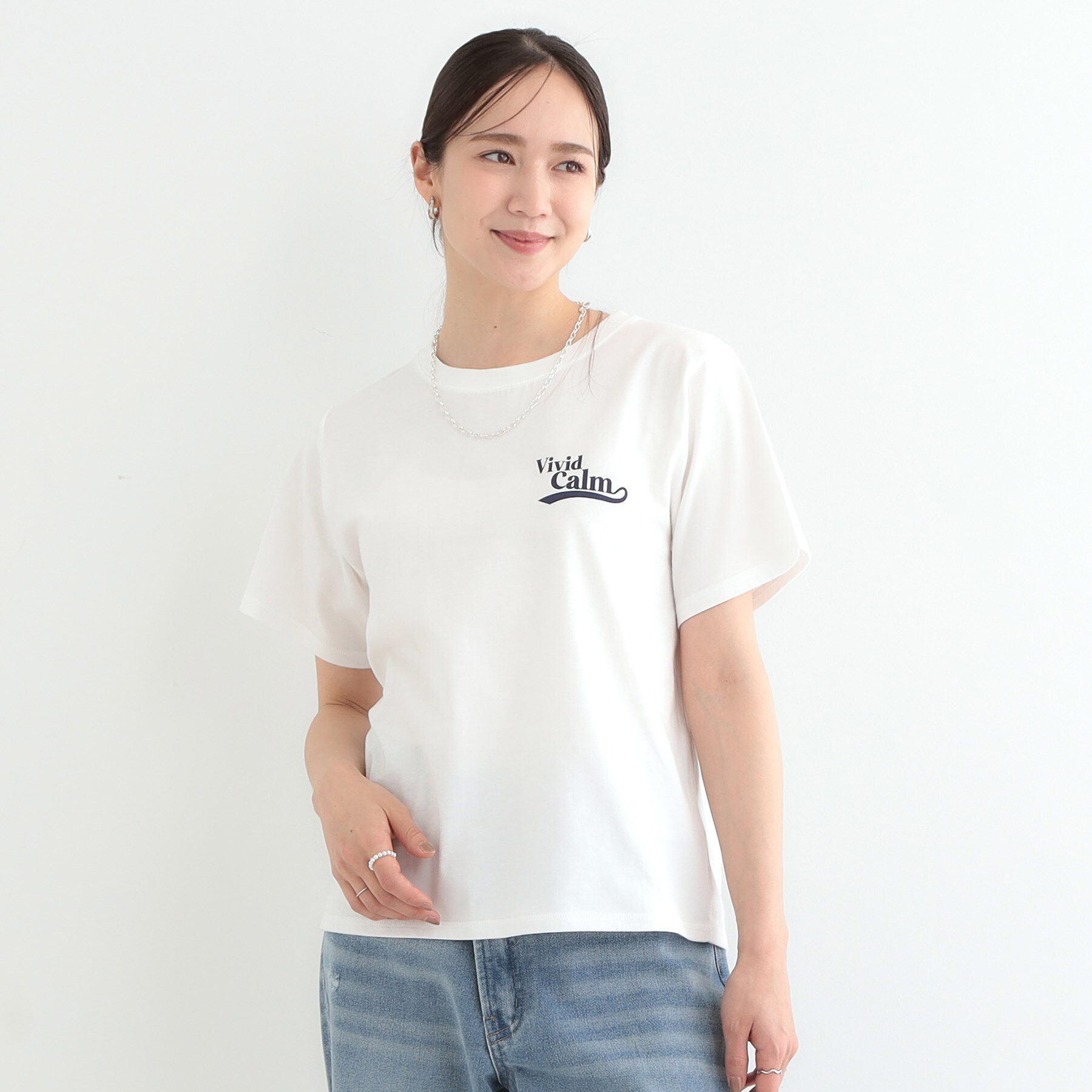 SHOO･LA･RUE「【洗える/S-LL】選べる4柄 プリントアソート ベーシックTシャツ」|Tシャツ・カットソー|
