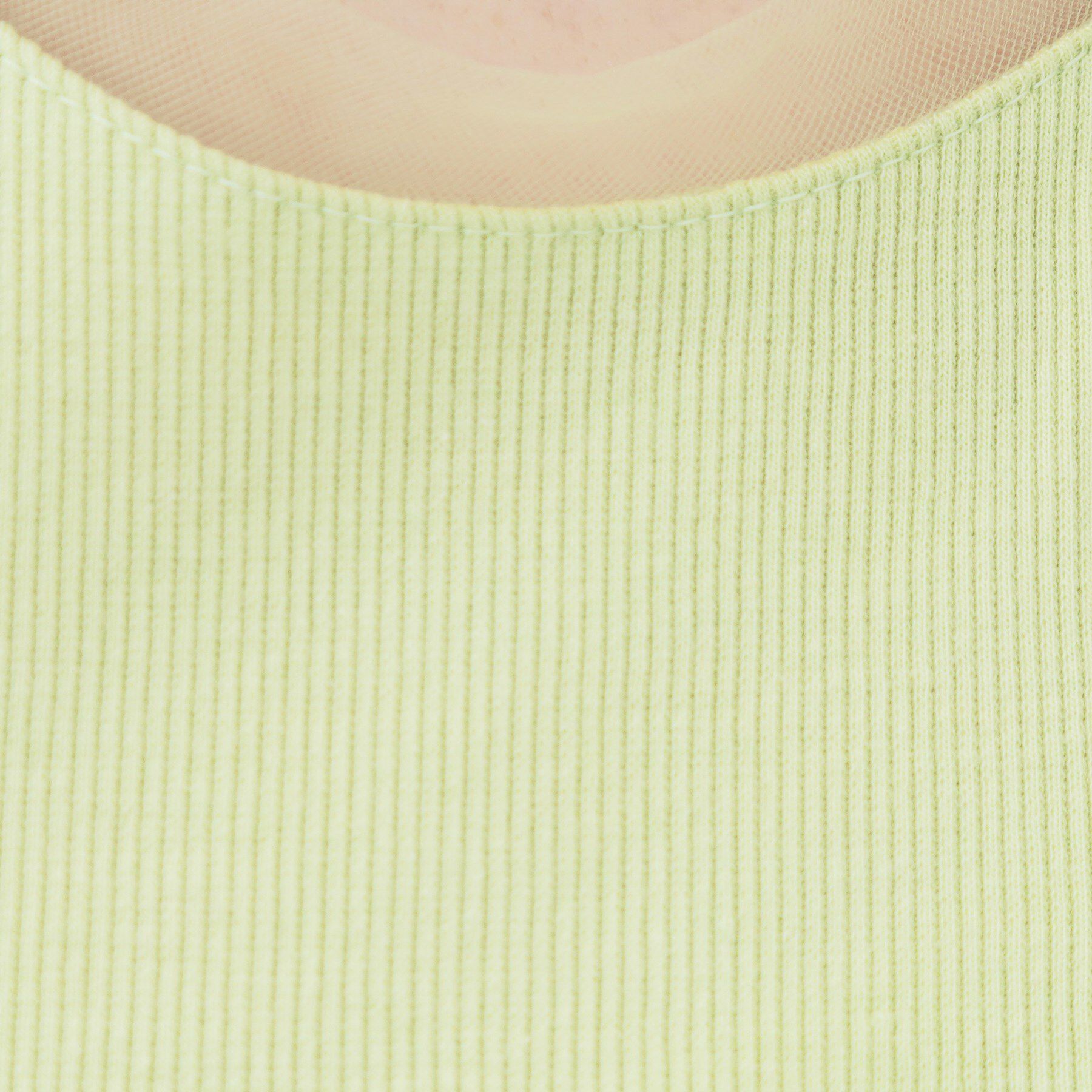 SHOO･LA･RUE「【洗える/S-LL】シアーネックがこなれ見え リブタンクトップ」|Tシャツ・カットソー|