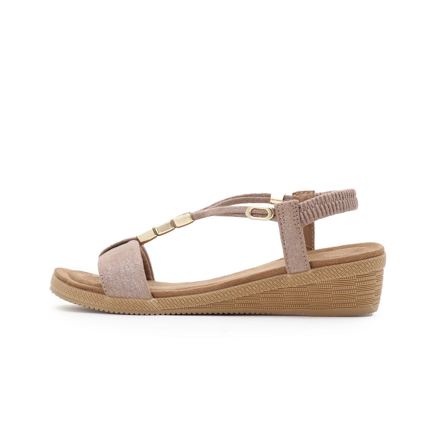 SHOO･LA･RUE「ビジューYストラップサンダル」|サンダル|