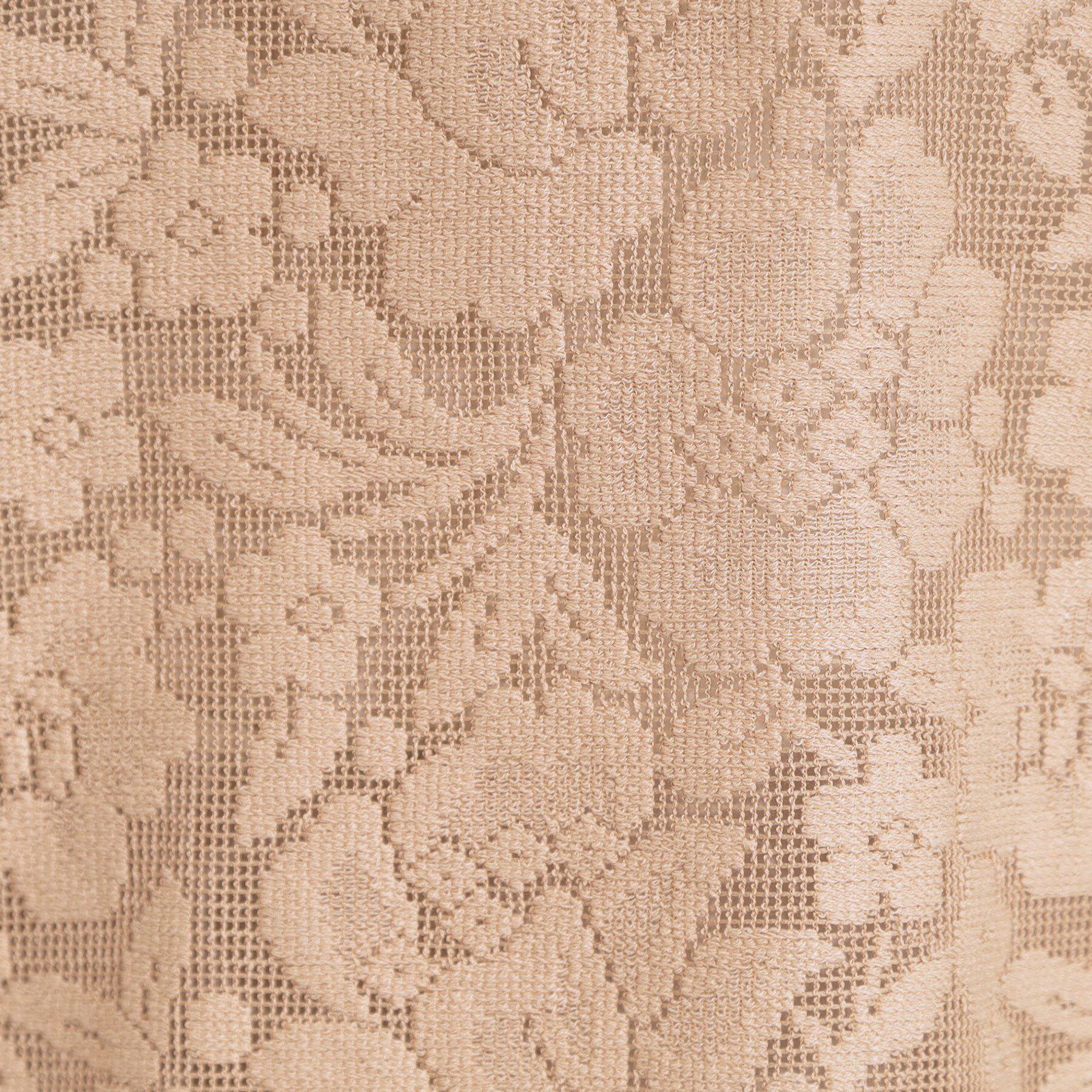 SHOO･LA･RUE「【前後2WAY/S-LL】メッシュ&times;レースがこなれ見え リボントップス」|Tシャツ・カットソー|