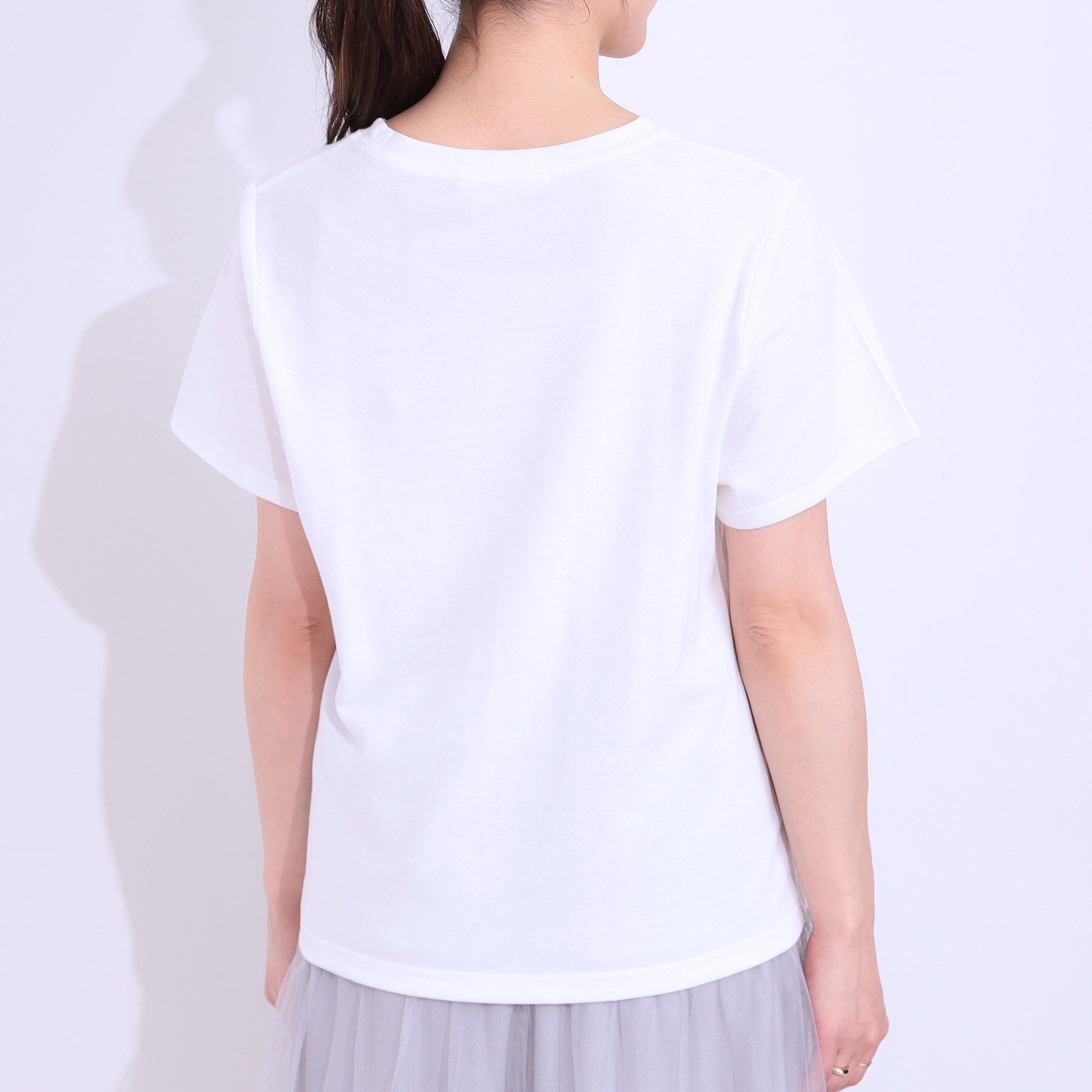 SHOO･LA･RUE「【S-LL/2点セット】ラメニットキャミ＆ロゴTシャツ」|その他|