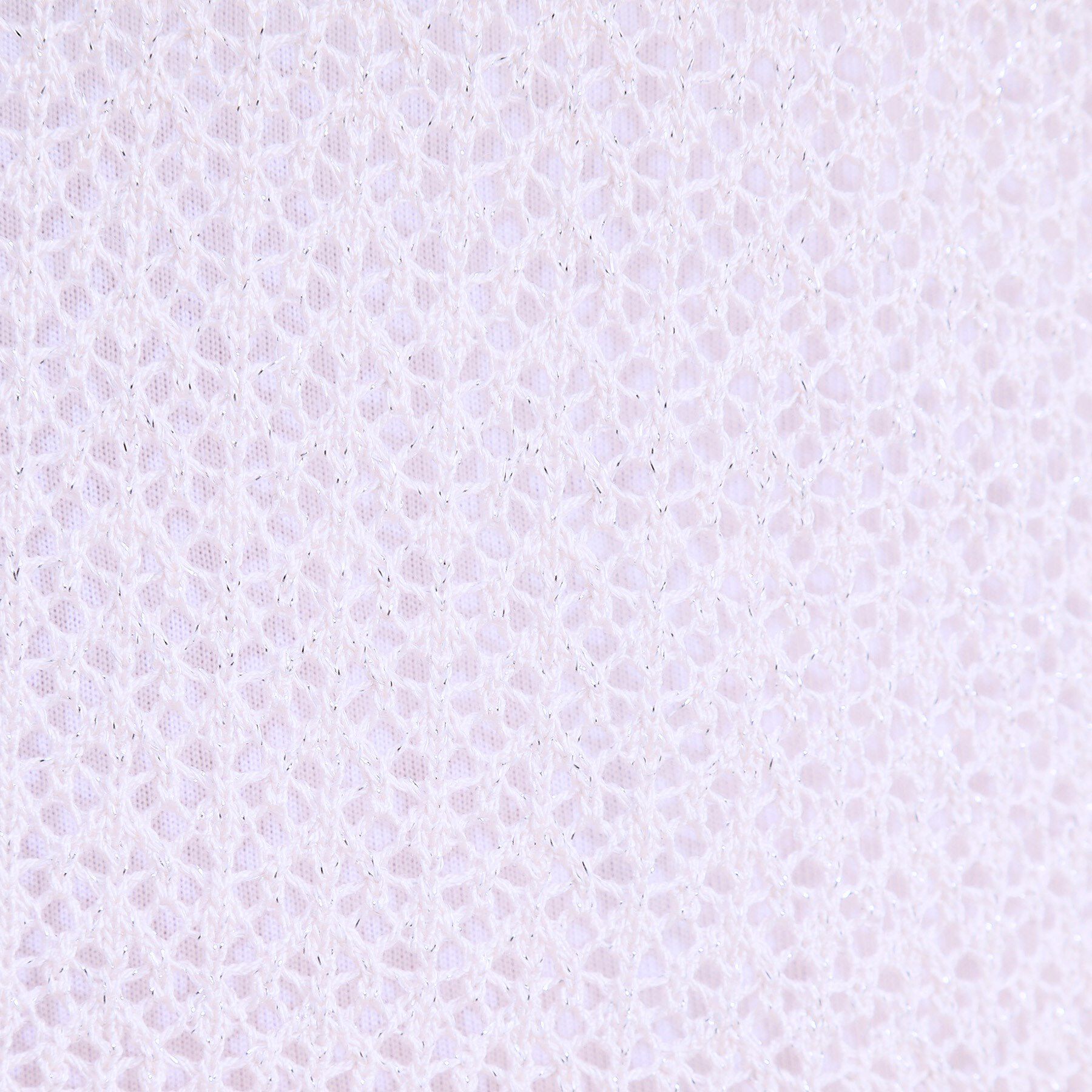 SHOO･LA･RUE「【S-LL/2点セット】程よいラメが上品 透かしニット＋タンクトップ」|ニット・セーター|