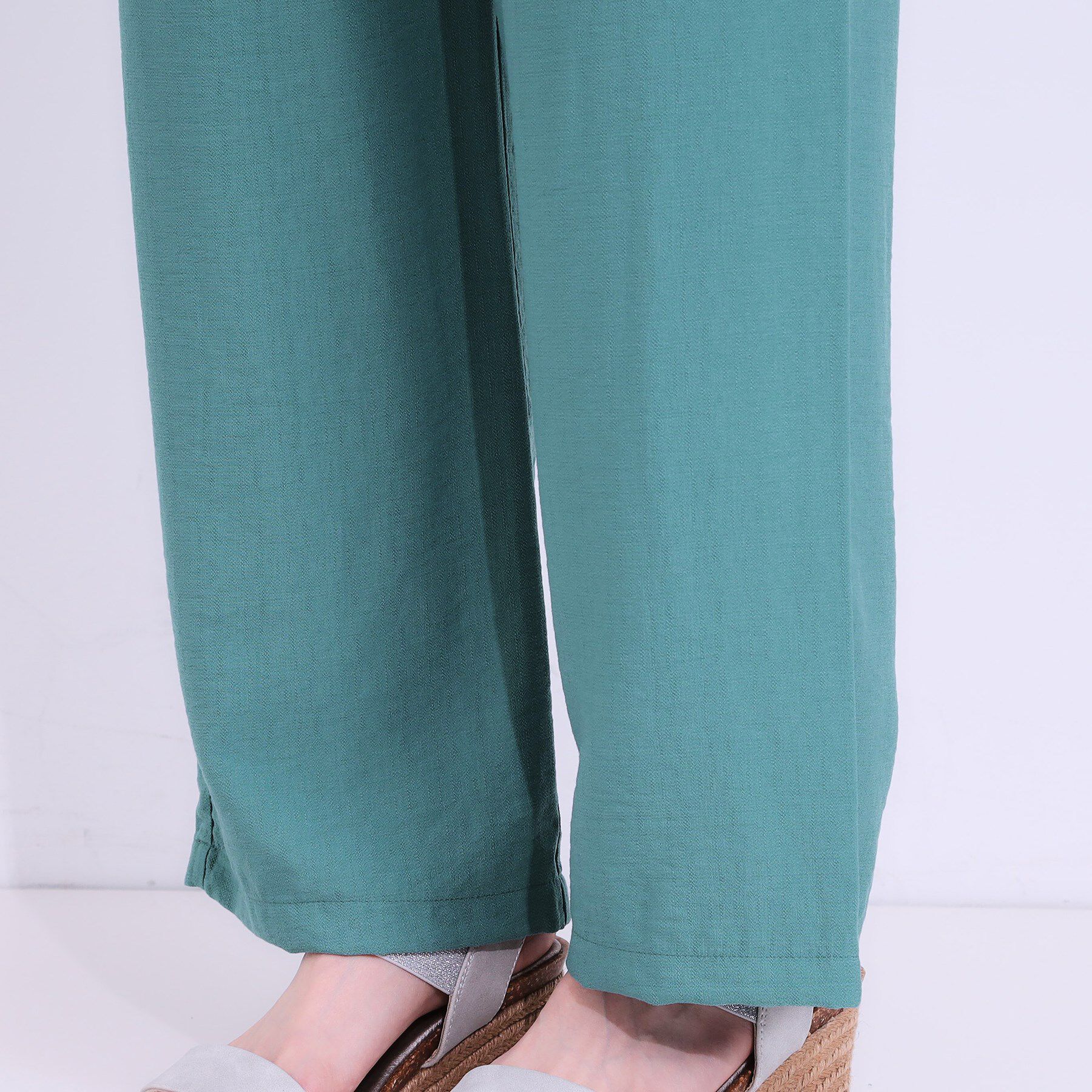 SHOO･LA･RUE「【S-LL/ひんやり】楽してきれい見え ドビースラブ ストレートパンツ」|その他|