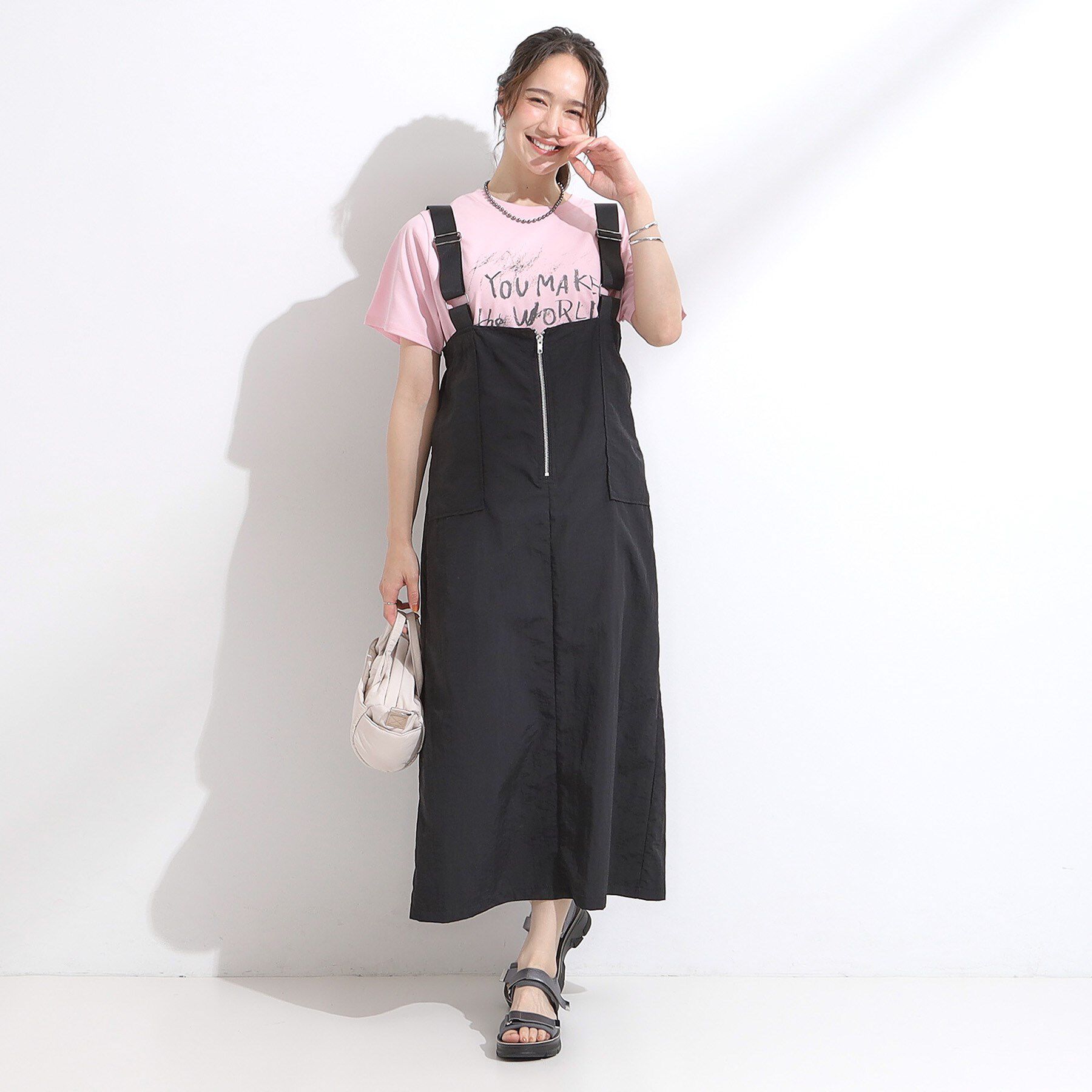 SHOO･LA･RUE「【S-LL/ひんやり/汗ジミ軽減/UVカット】グラフィックアソートTシャツ」|Tシャツ・カットソー|