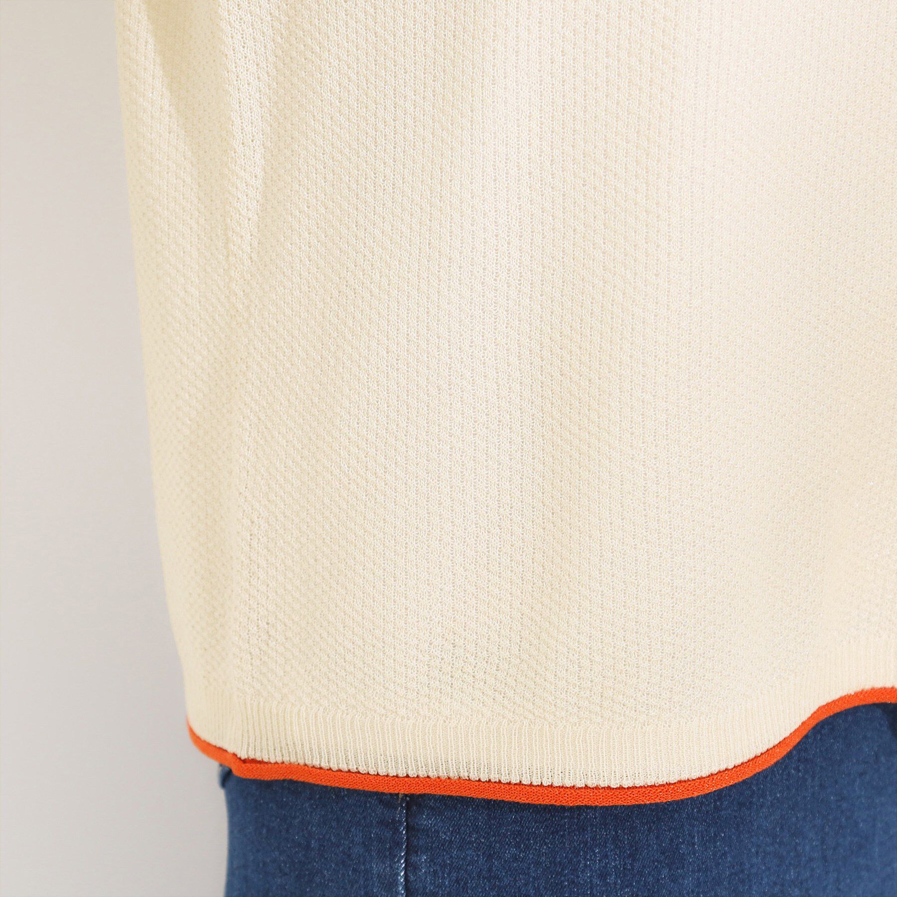 SHOO･LA･RUE「【S-LL/2点セット】配色使いがアクセント 半袖ニット+タンクトップ」|その他|