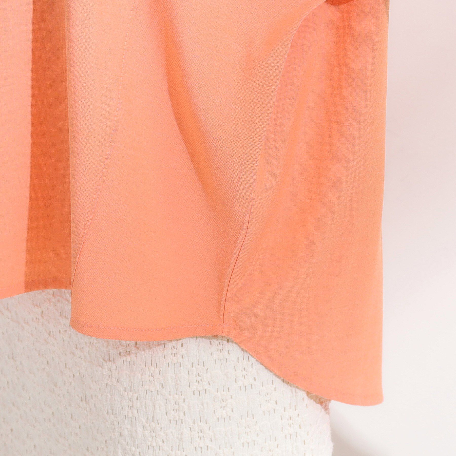 SHOO･LA･RUE「【ひんやり/洗濯後しわになりにくい】リブ切り替えドルマンブラウス」|シャツ・ブラウス|