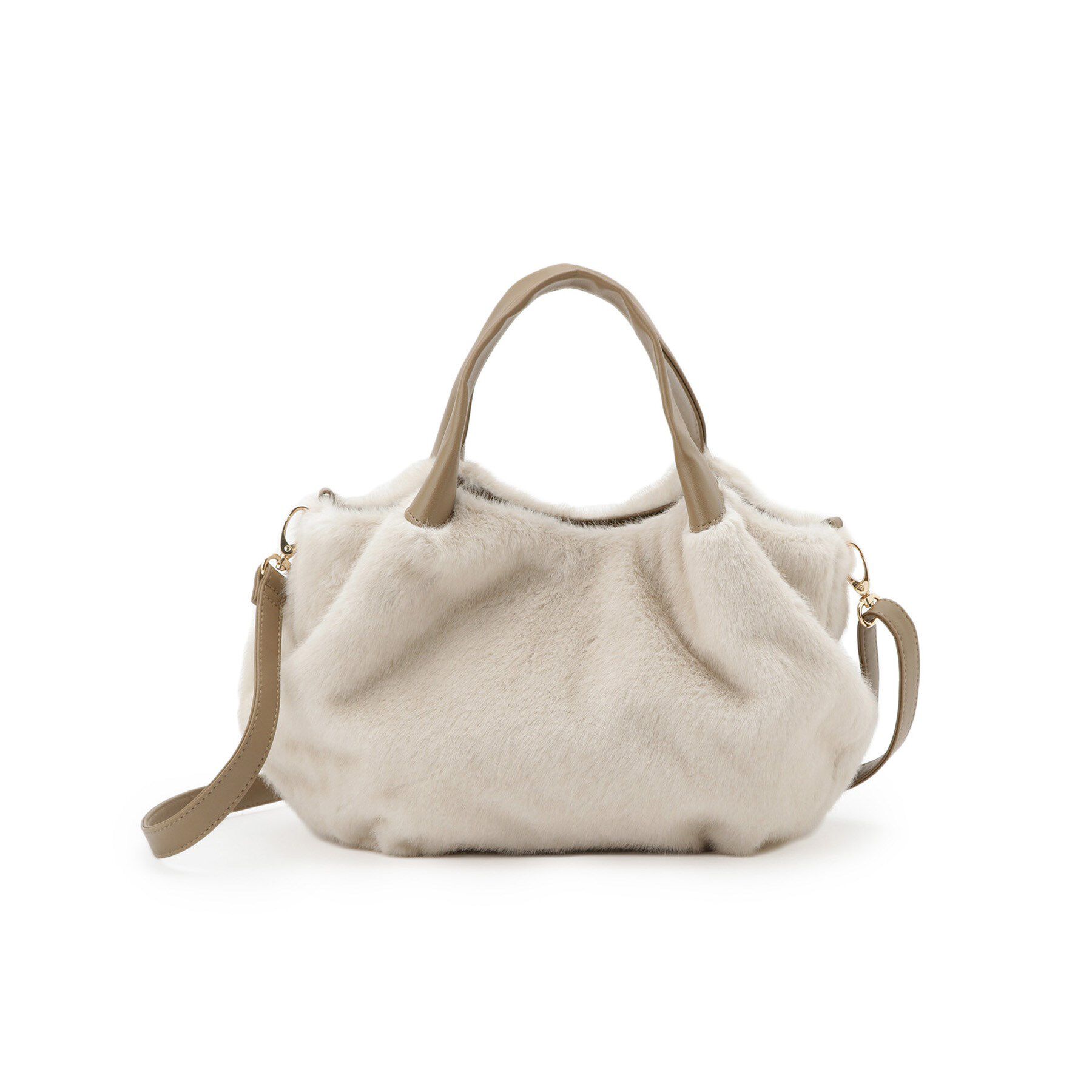 SHOO･LA･RUE「ファー2層2WAYトートバッグ」|トートバッグ|