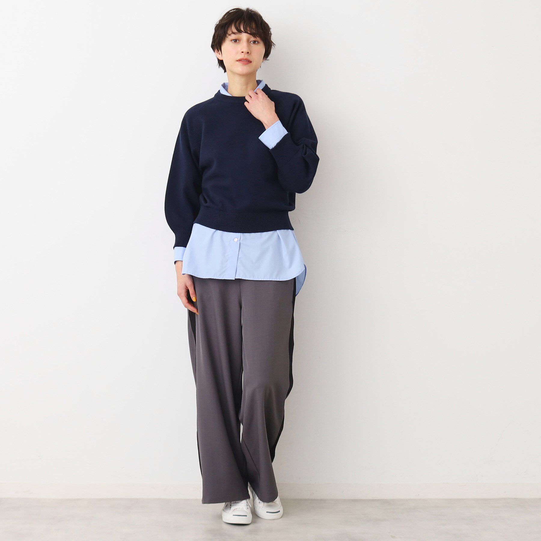 Dessin「【洗える・4サイズ展開】バルーンスリーブニット（XS～L）」|ニット・セーター|