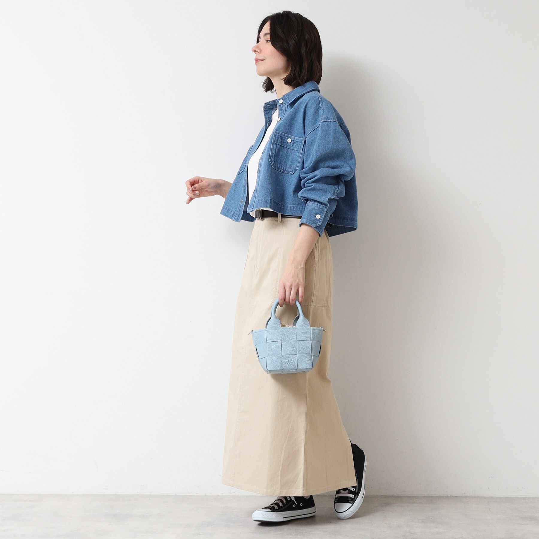 Dessin「【洗える・後ろゴム】コットンスカート」|スカート|