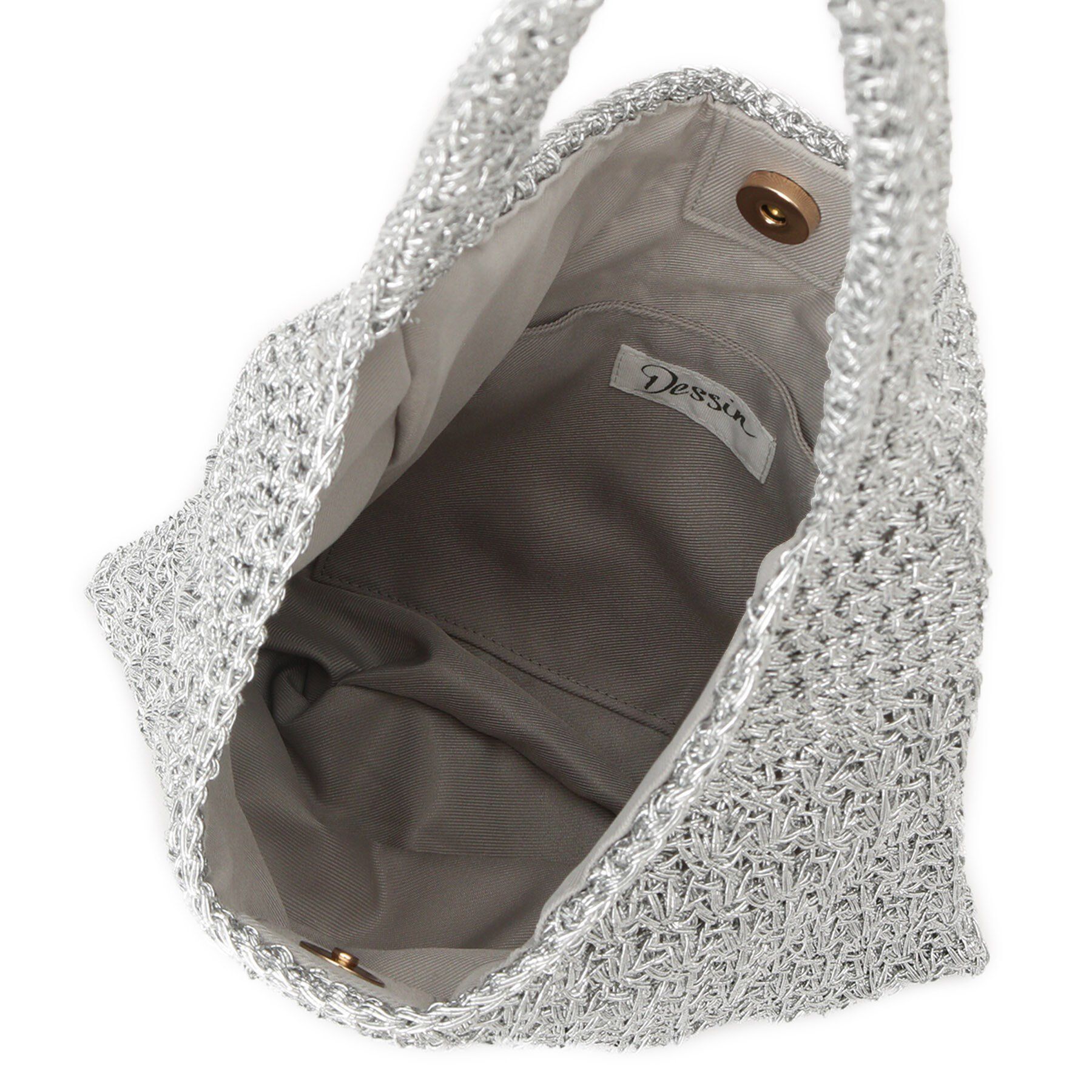 Dessin「【軽量】メタリックヤーンワンハンドルバッグ」|トートバッグ|