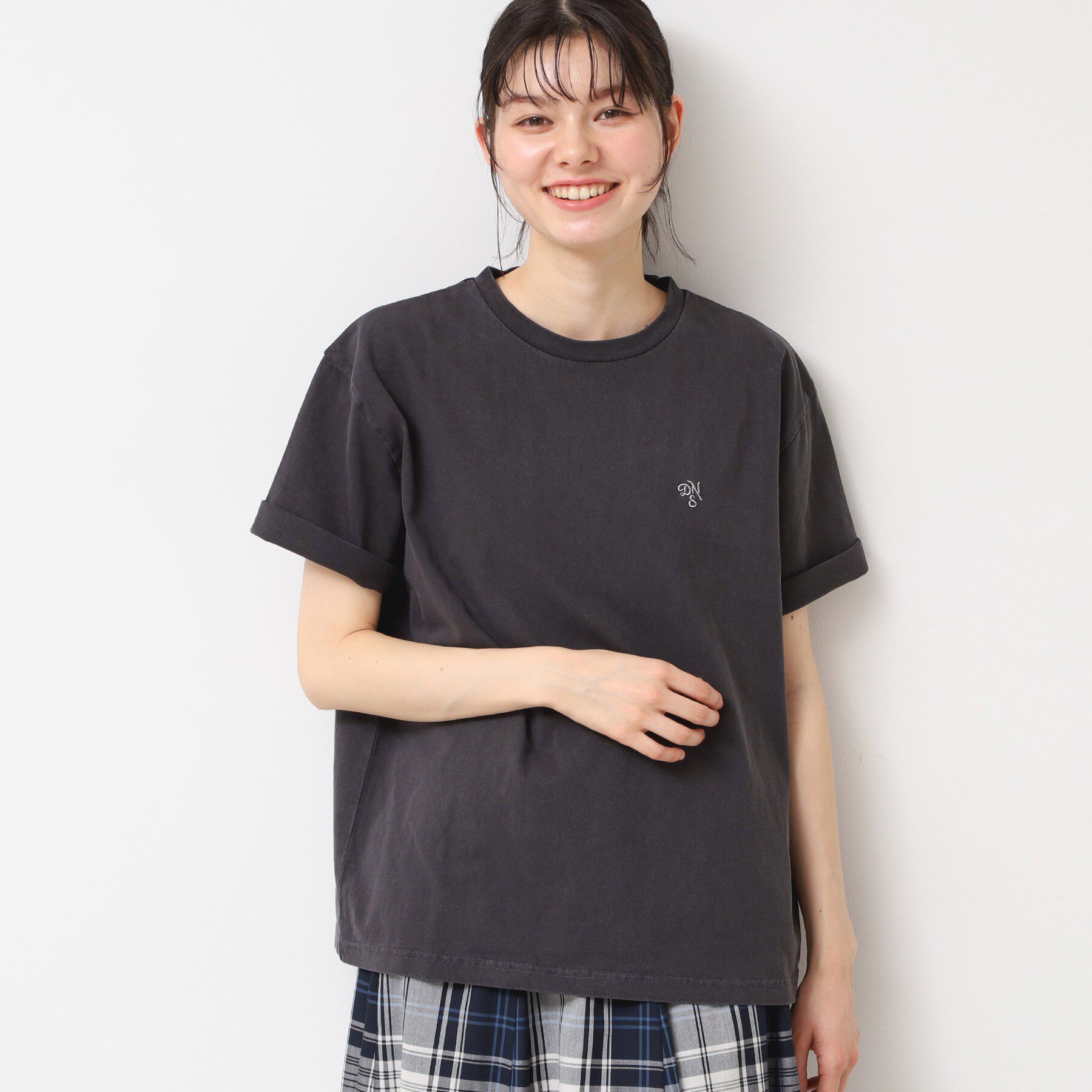 Dessin「【ユニセックス・洗える】ロゴ入りピグメントTシャツ」|Tシャツ・カットソー|