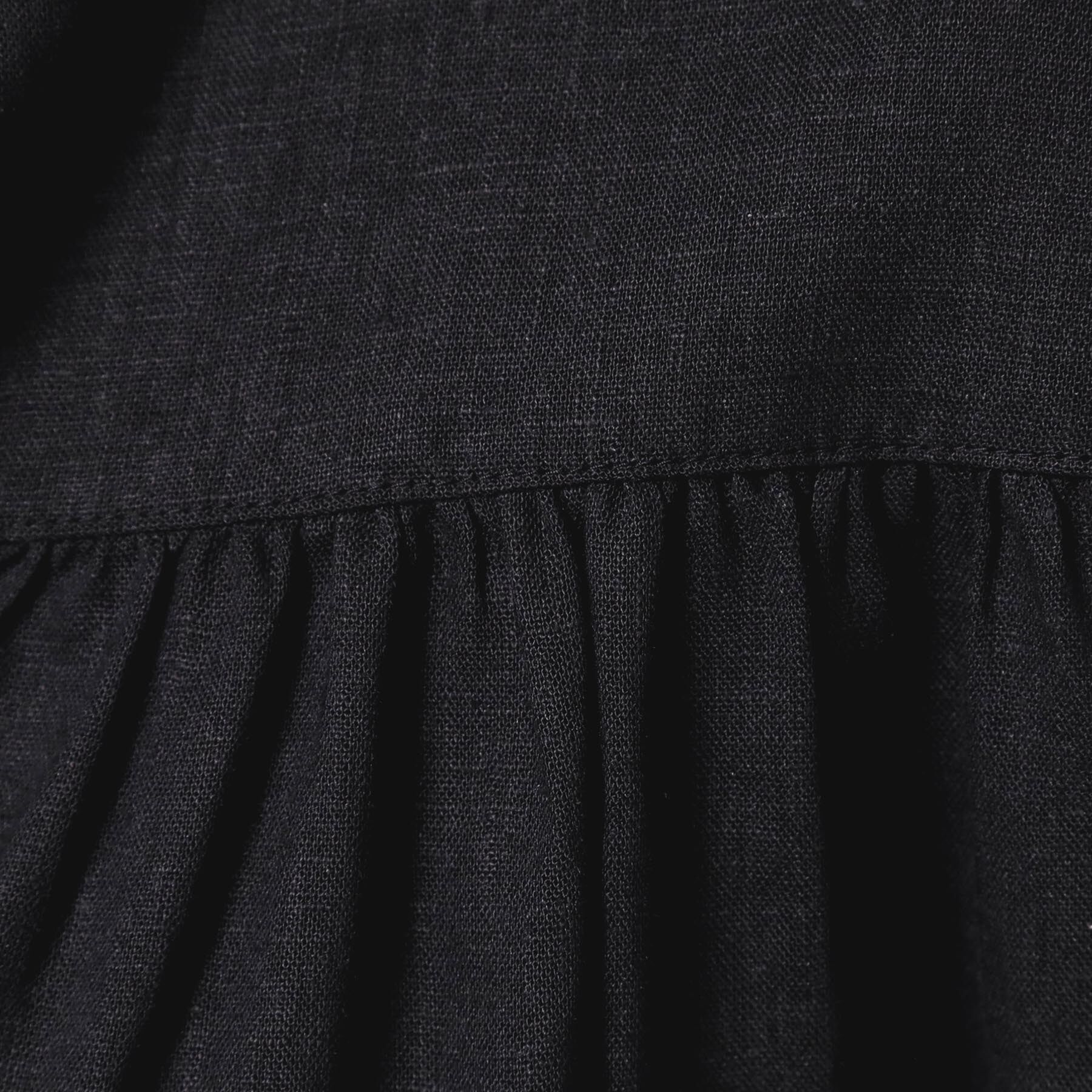 Dessin「【洗える】レーヨン麻フリルスリーブブラウス」|シャツ・ブラウス|