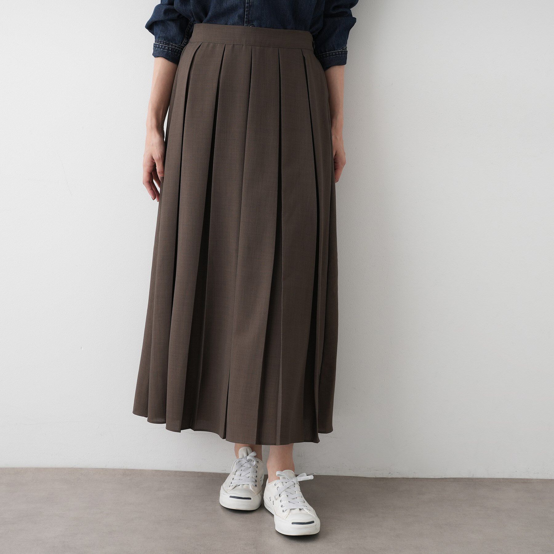 Dessin「【洗える】ボックスプリーツスカート」|スカート|