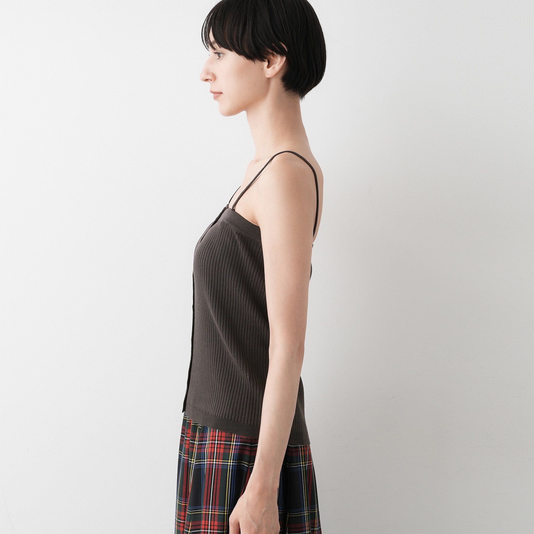 Dessin「【2点セット・洗える】2WAYカーディガン＆キャミソールアンサンブル」|その他|