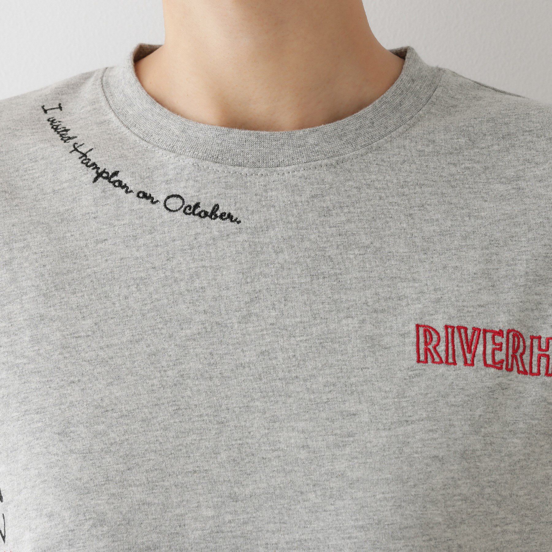 Dessin「【ユニセックス/リンクコーデ】刺繍Tシャツ」|Tシャツ・カットソー|