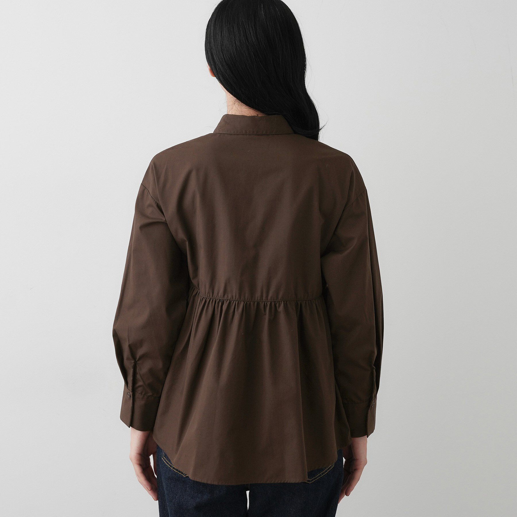 Dessin「【洗える】ペプラムブラウス」|シャツ・ブラウス|