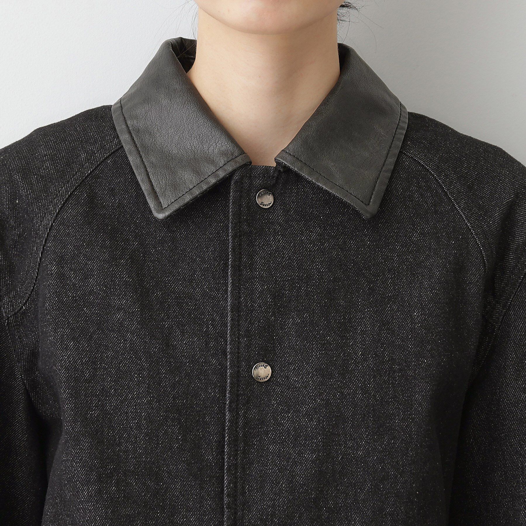 Dessin「【ユニセックス/洗える】バイカラージャケット」|デニムジャケット|