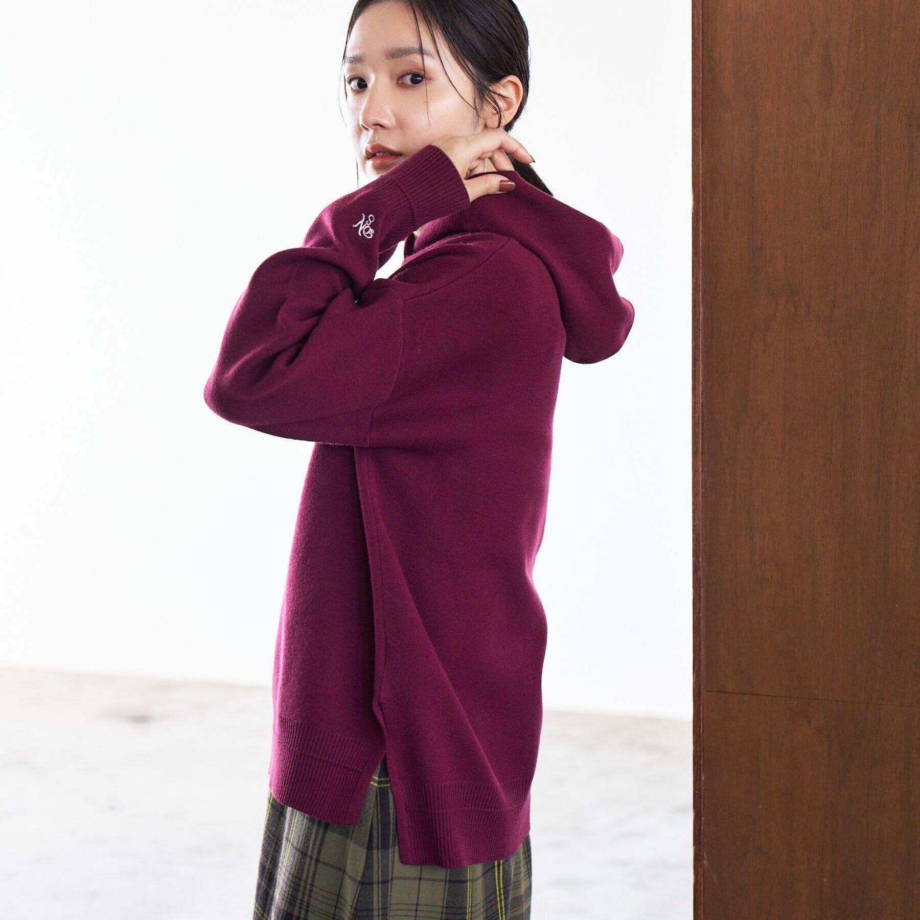 Dessin「【洗える／体型カバー】ちょうどいいニットパーカ」|ニット・セーター|