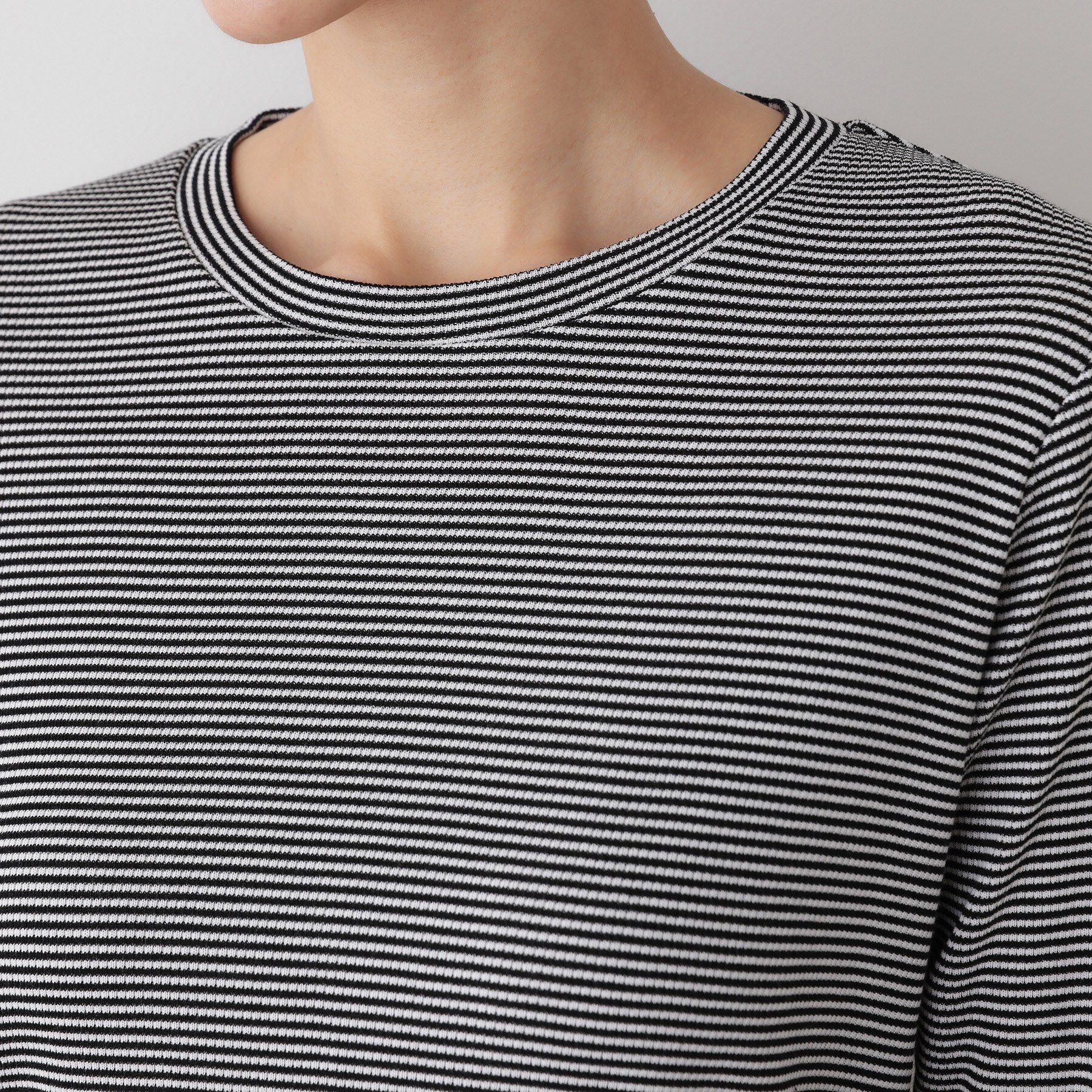 Dessin「【吸湿発熱/抗菌防臭】ジンジャー混クルーネックプルオーバー」|Tシャツ・カットソー|